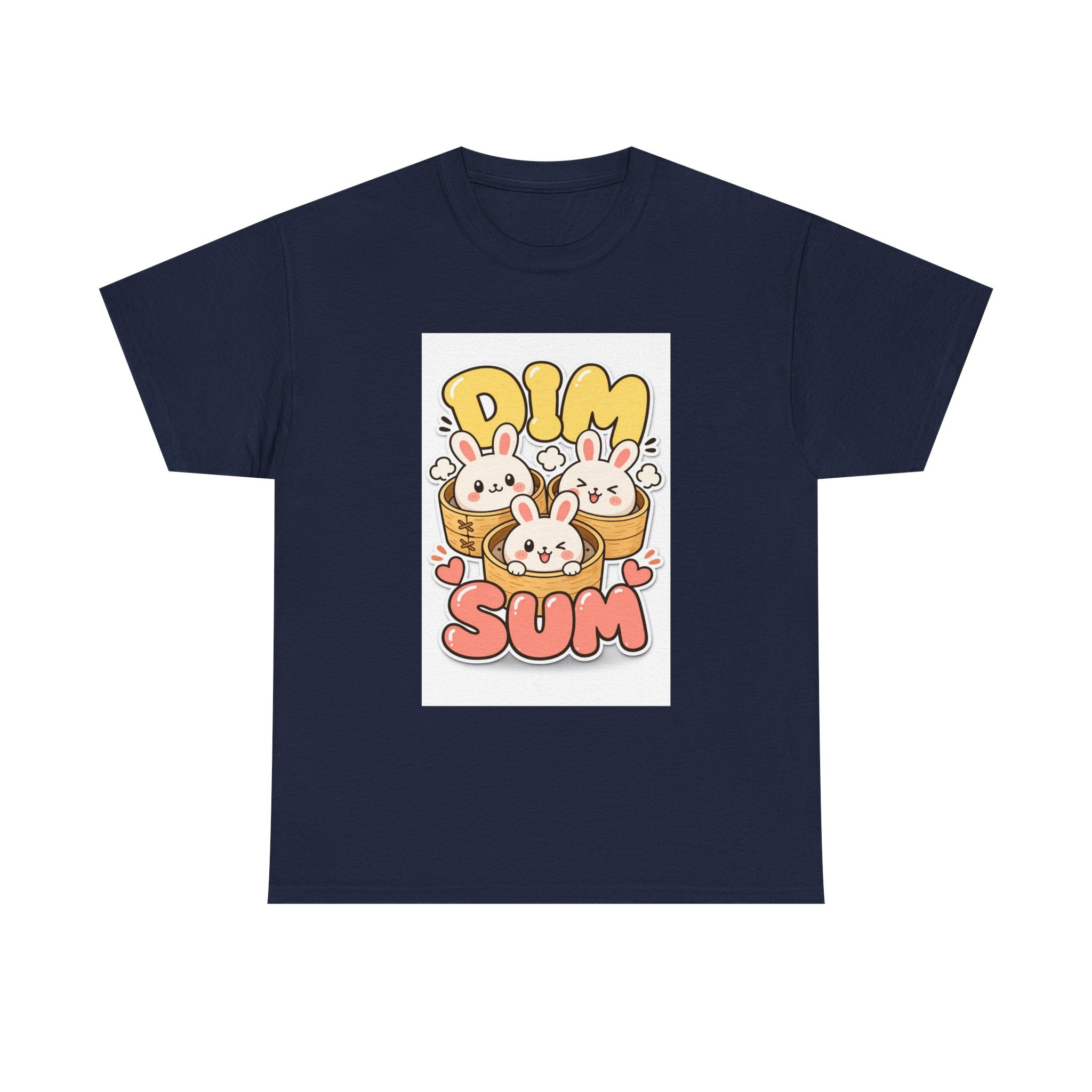 Dim Sum Bunny Tee — Cute Kawaii Dumpling Graphic T-Shirt