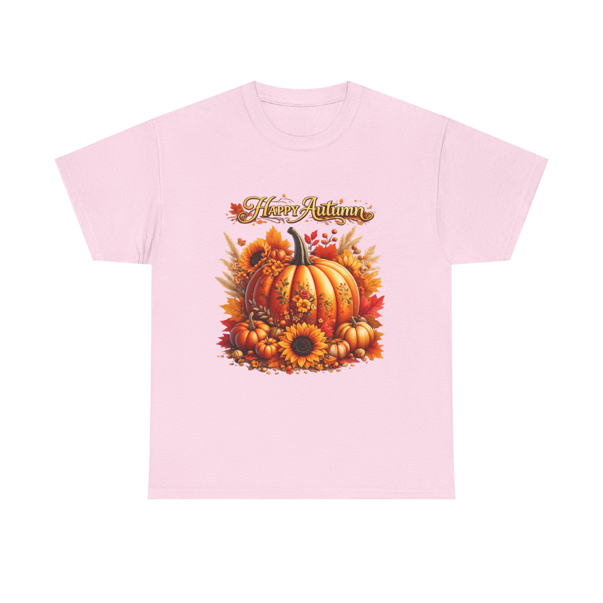 Autumn Pumpkin Tee – "Happy Autumn" Fall Harvest T-Shirt