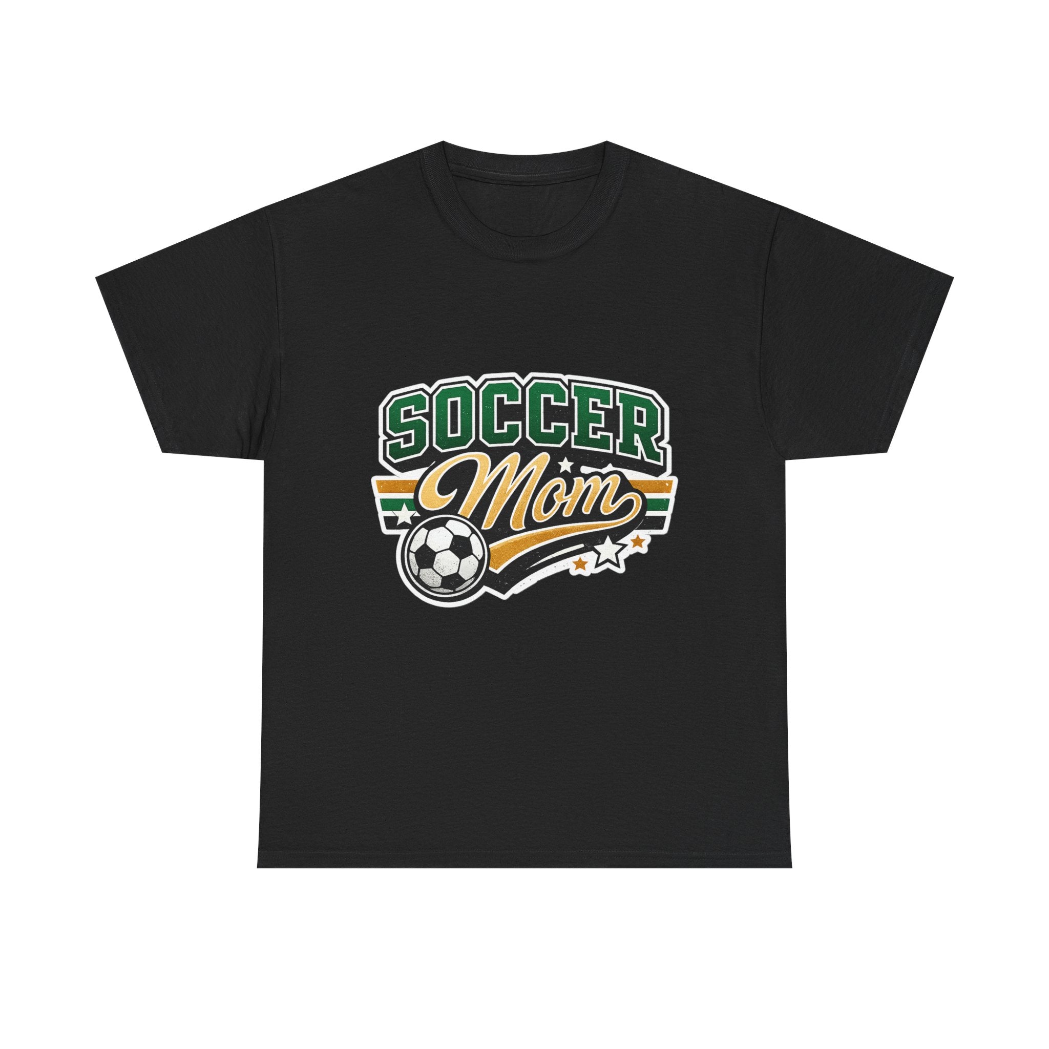 Soccer Mom T-Shirt — Retro Soccer Ball Graphic Tee for Moms, Team Support & Game Day