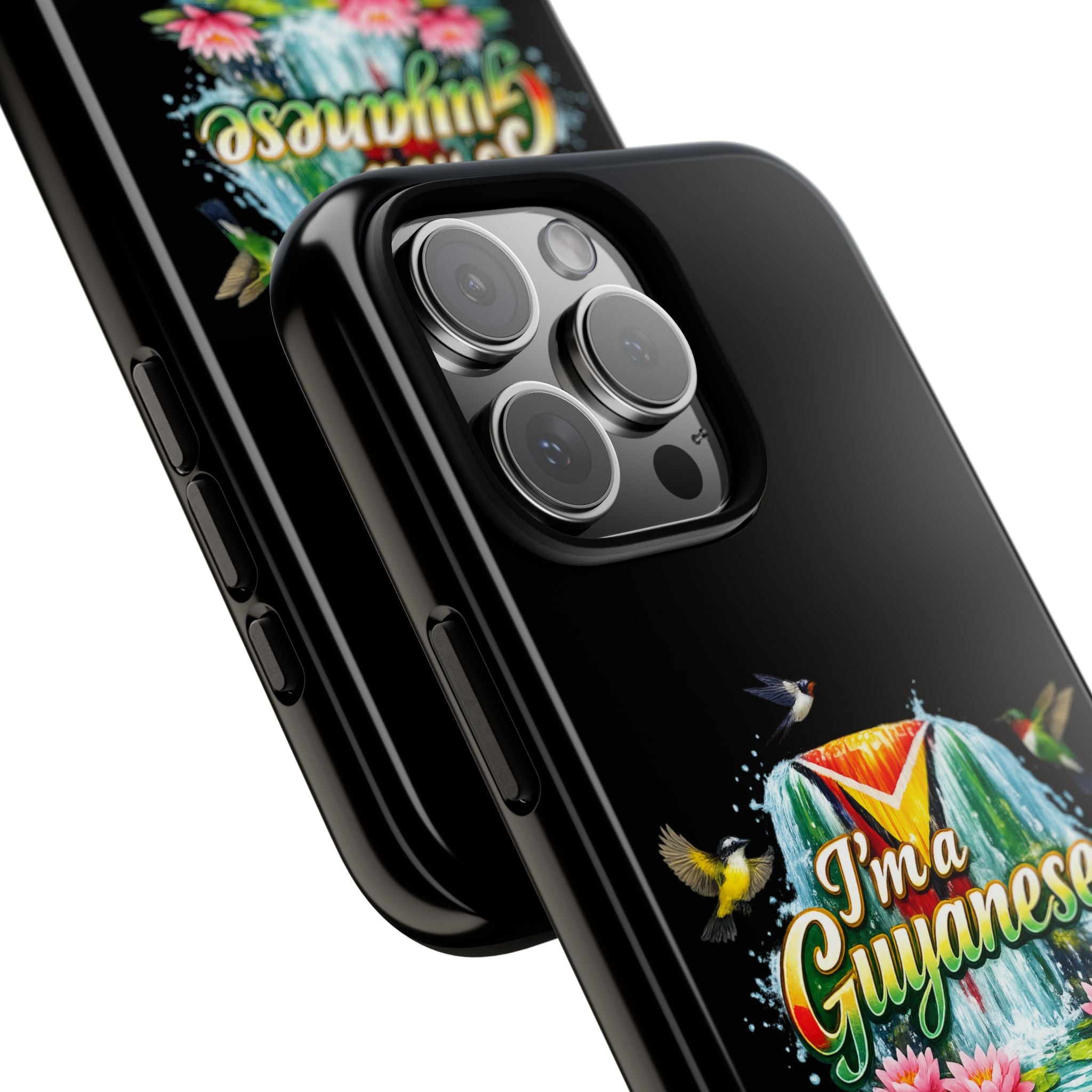 I'm a Guyanese Tough Phone Case — Tropical Waterfall Design, Guyana Pride Gift