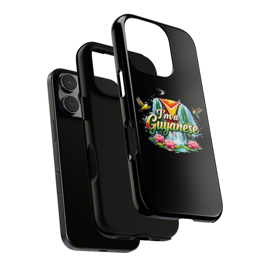 I'm a Guyanese Tough Phone Case — Tropical Waterfall Design, Guyana Pride Gift