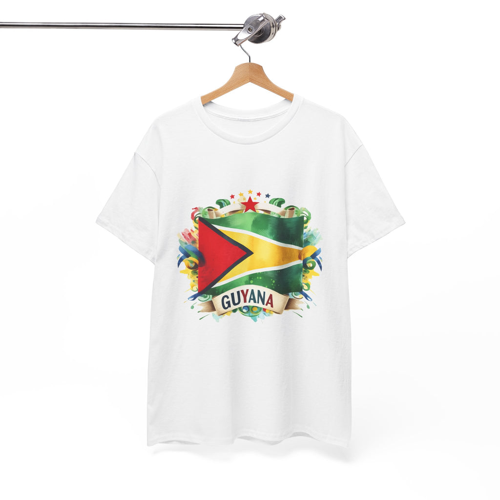 Guyana Day t-shirts  - GuyanaFlag T-Shirt - Vibrant Guyanese Pride Tee