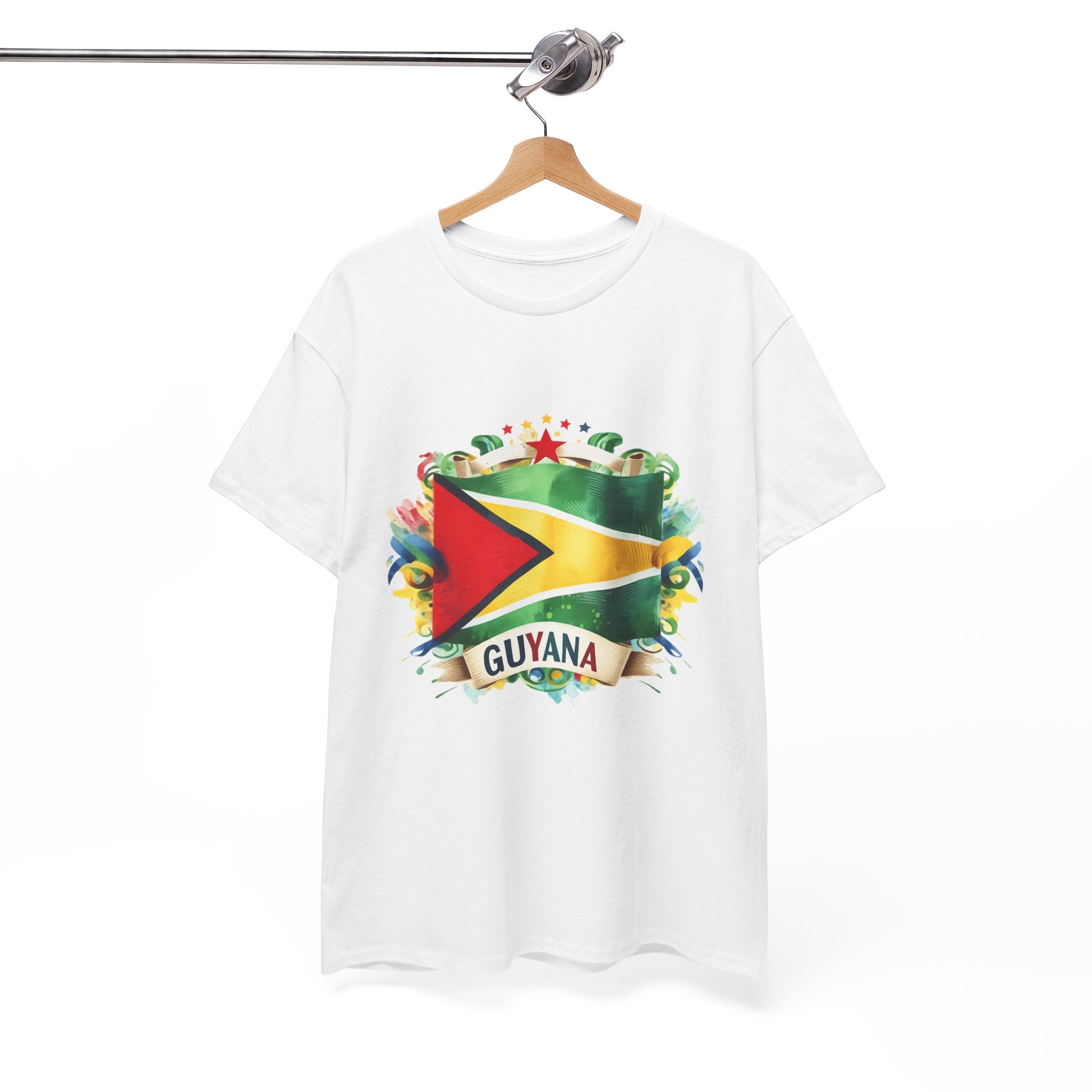 Guyana Day t-shirts  - GuyanaFlag T-Shirt - Vibrant Guyanese Pride Tee