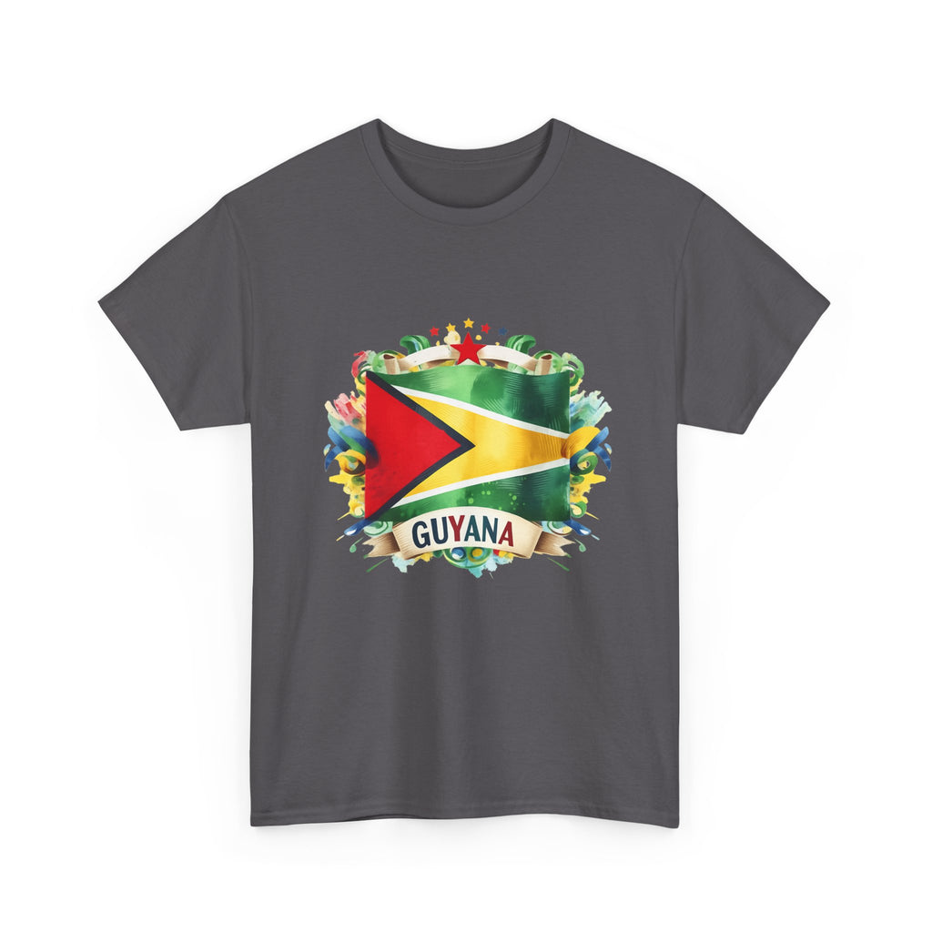 Guyana Day t-shirts  - GuyanaFlag T-Shirt - Vibrant Guyanese Pride Tee