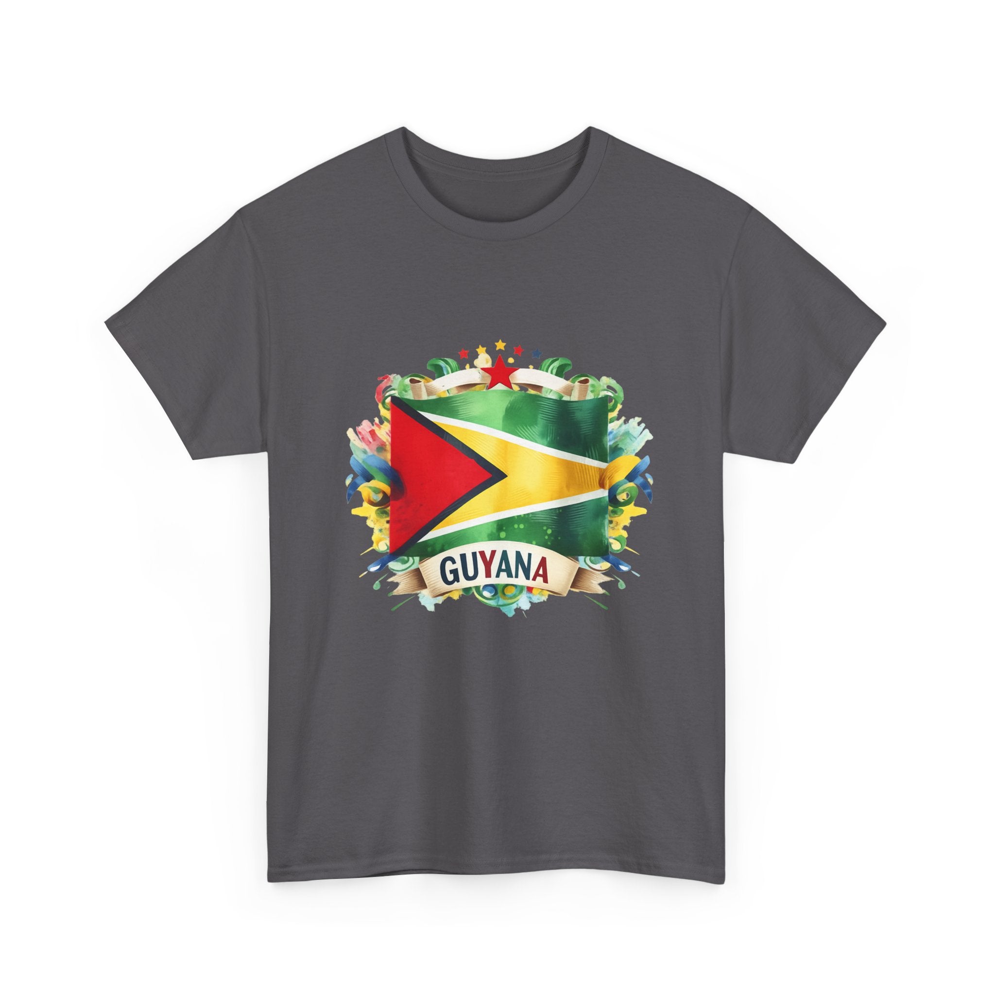 Guyana Day t-shirts  - GuyanaFlag T-Shirt - Vibrant Guyanese Pride Tee