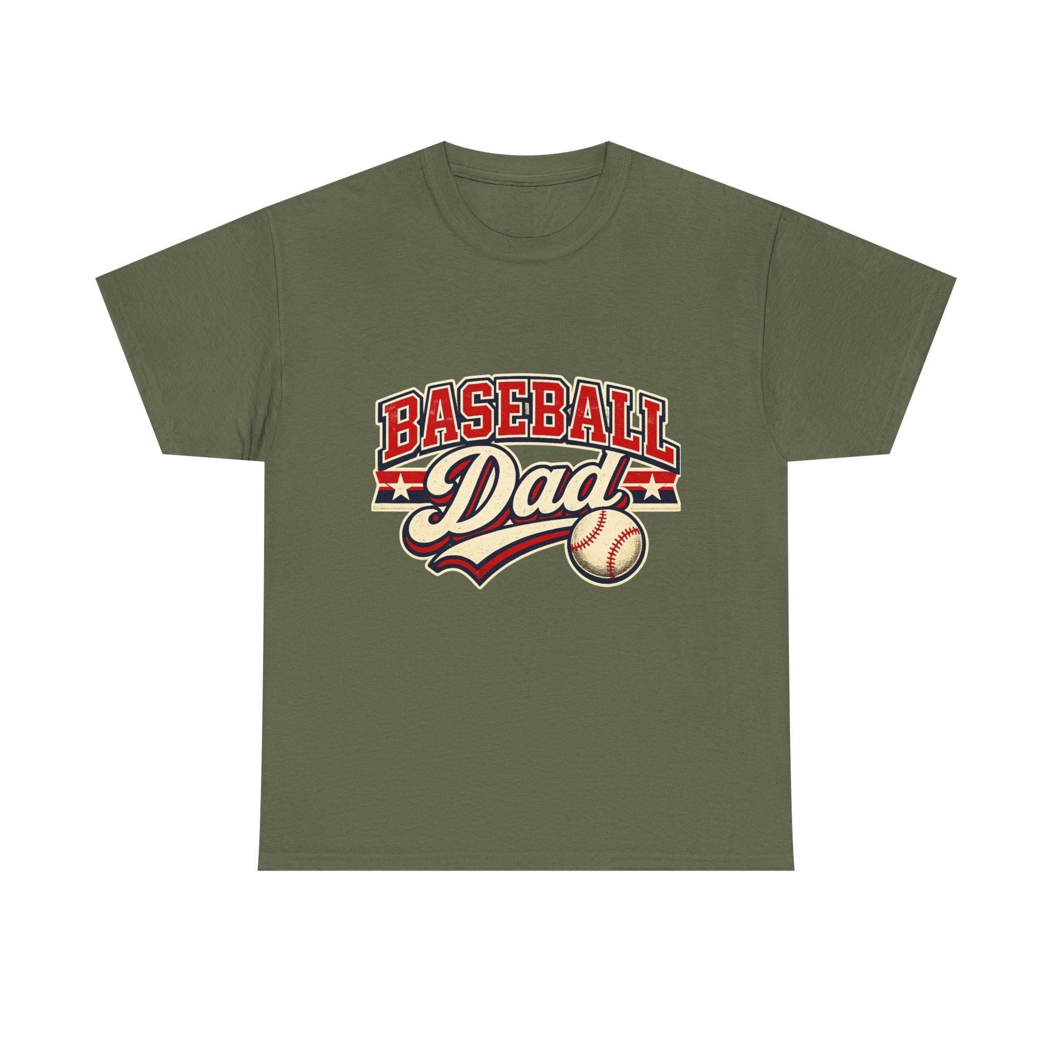 Baseball Dad T-Shirt — Vintage Baseball Dad Tee for Fathers, Father’s Day Gift