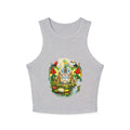 Tank Top — Tropical Crest Graphic Crop Tank