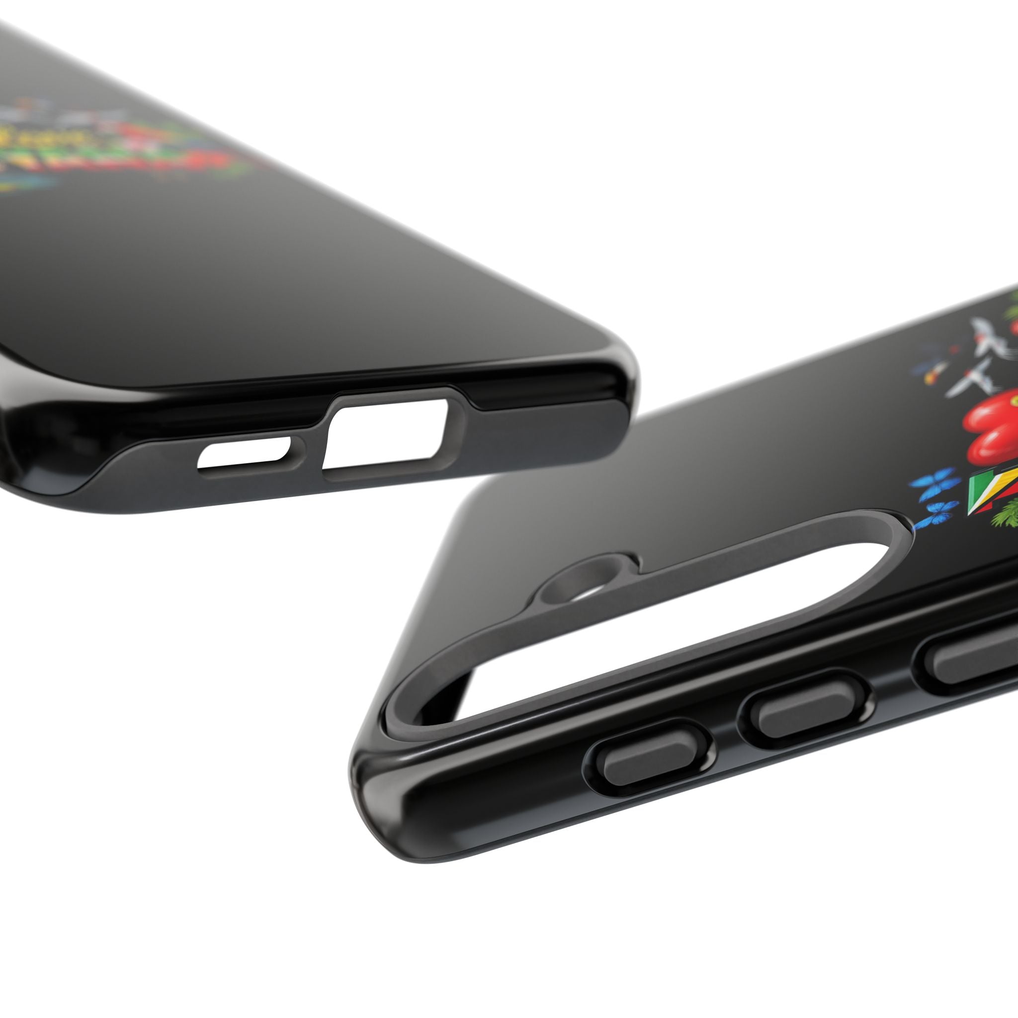Phone case I Love Guyana Phone Case — Tough Protective Tropical Flag Design