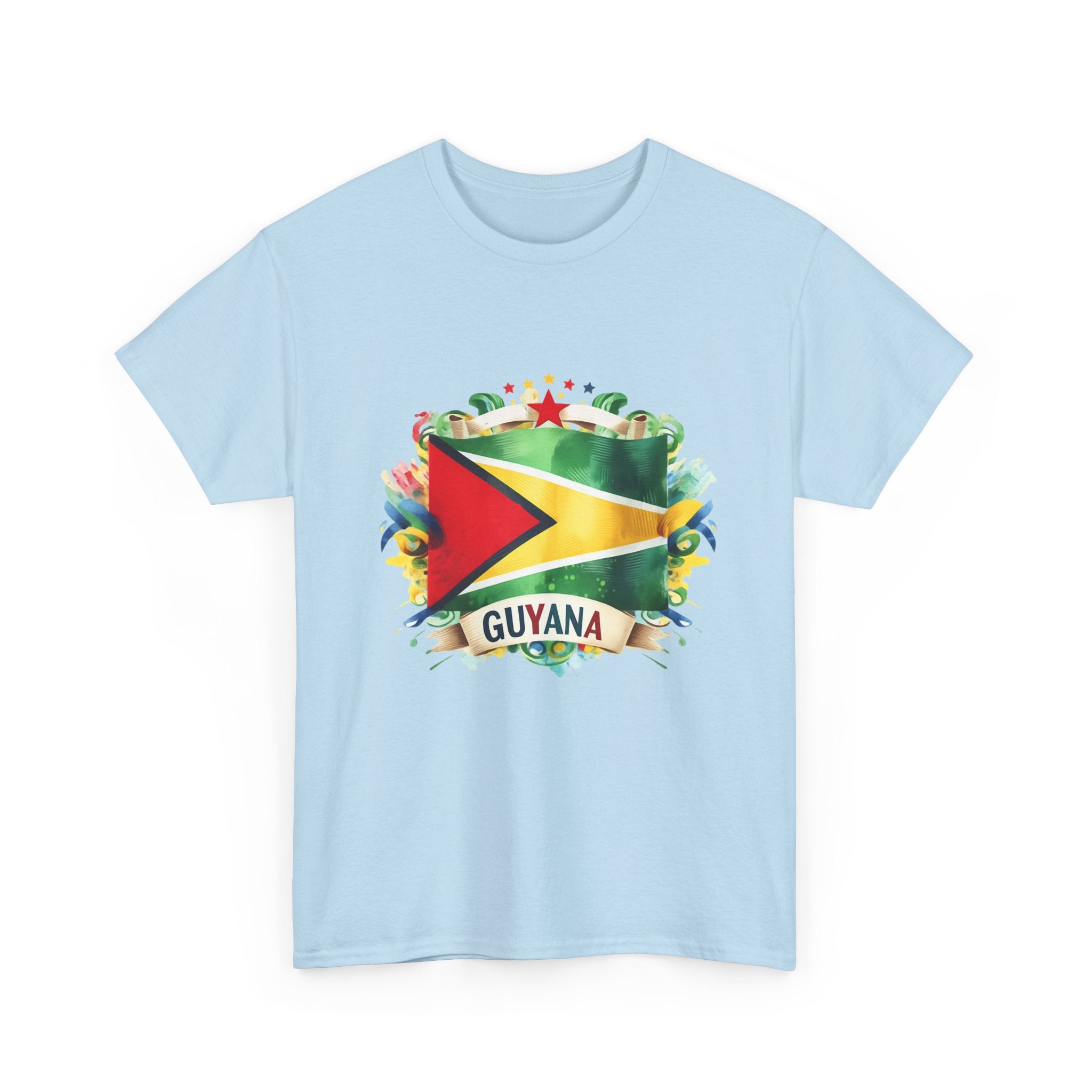 Guyana Day t-shirts  - GuyanaFlag T-Shirt - Vibrant Guyanese Pride Tee