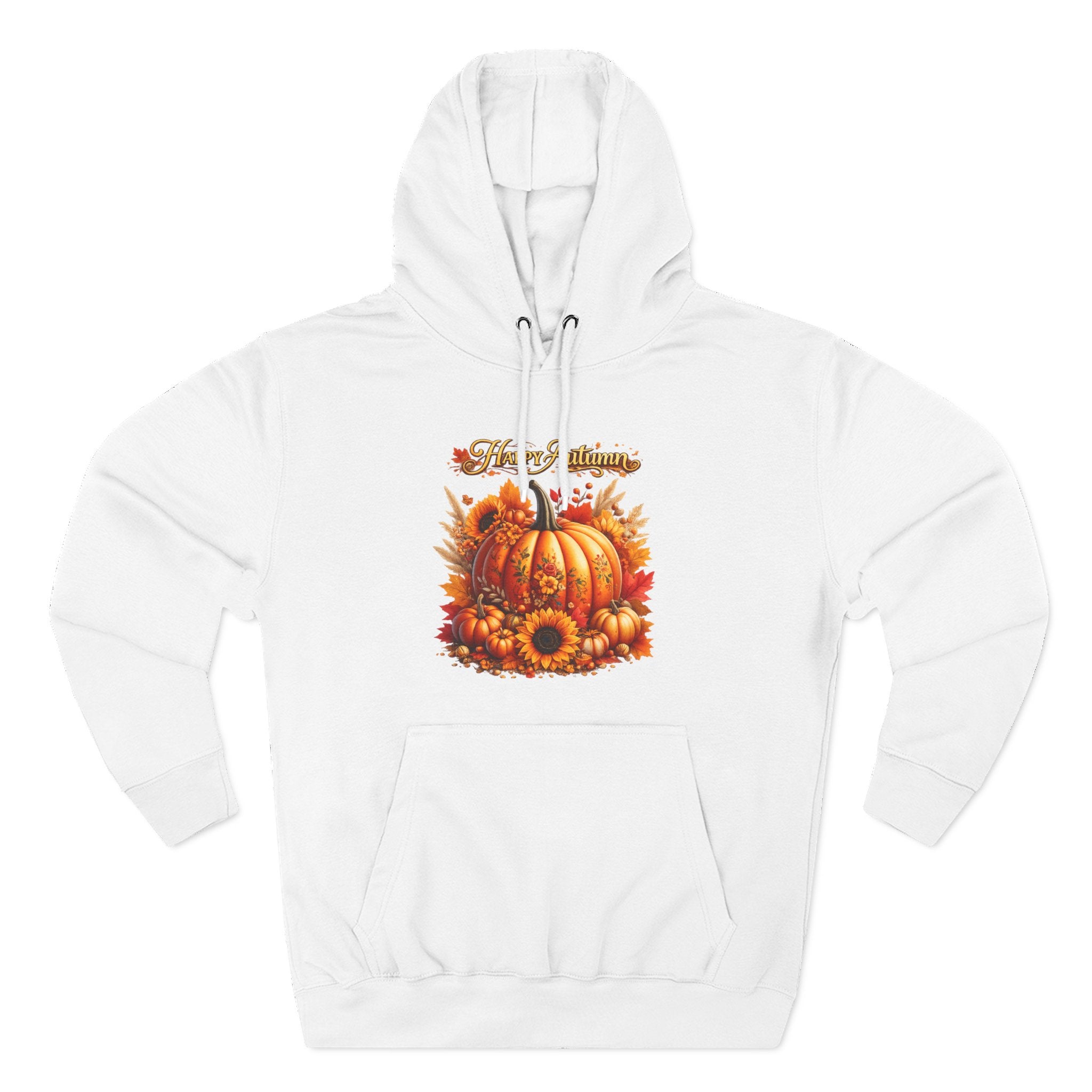 Autumn  - Fall Pumpkin Hoodie - Harvest Sunflower Fall Sweatshirt