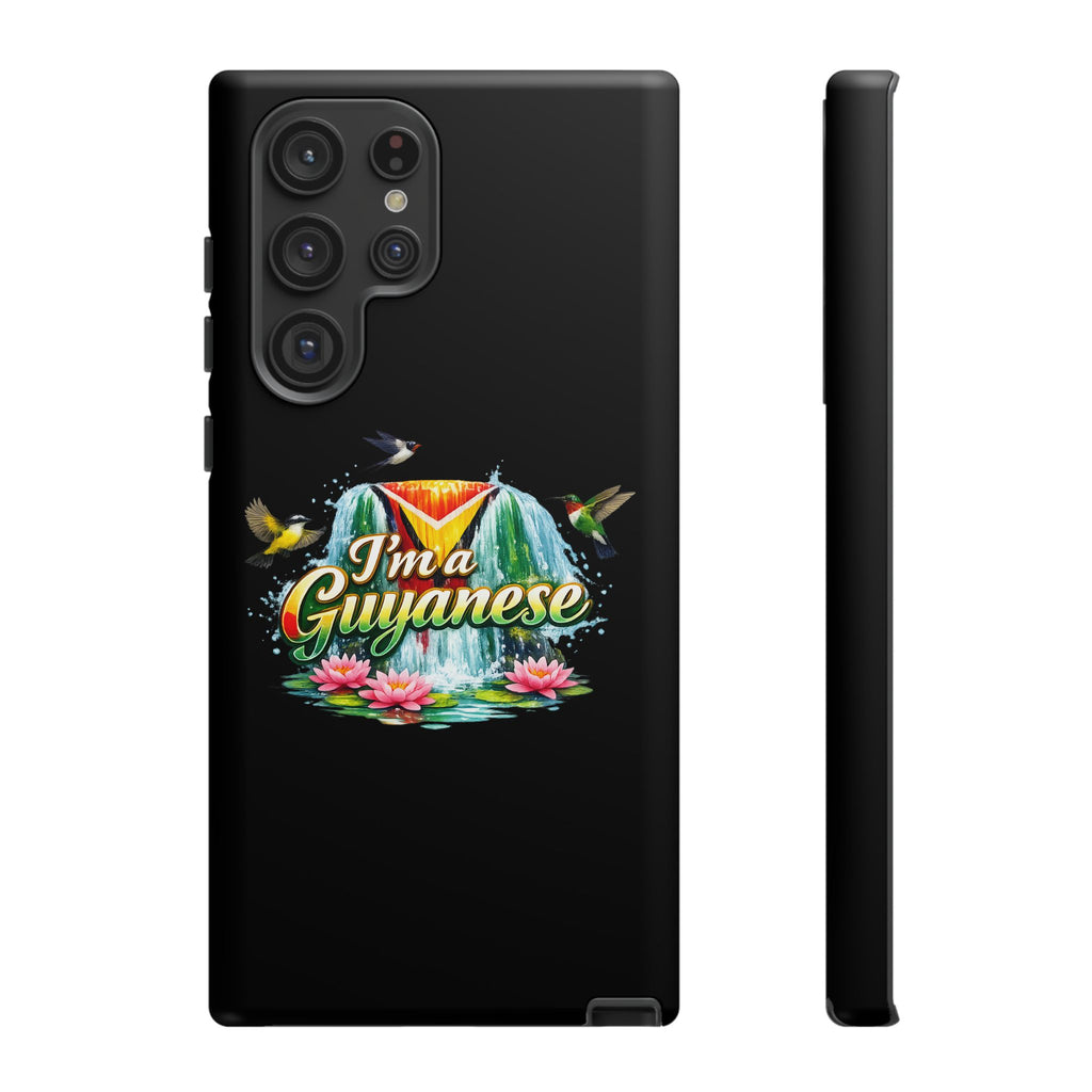 I'm a Guyanese Tough Phone Case — Tropical Waterfall Design, Guyana Pride Gift