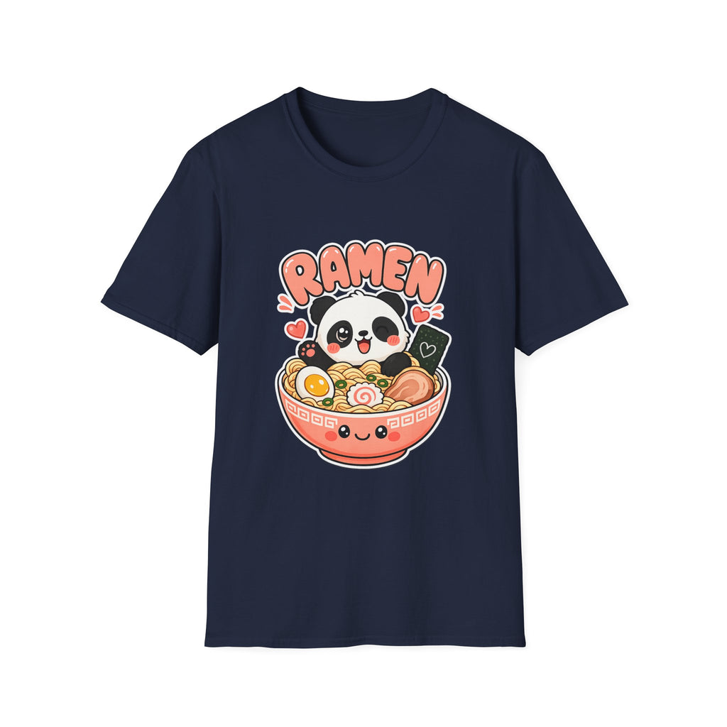 Cute Panda Ramen T-Shirt — Kawaii Ramen Bowl Graphic Tee