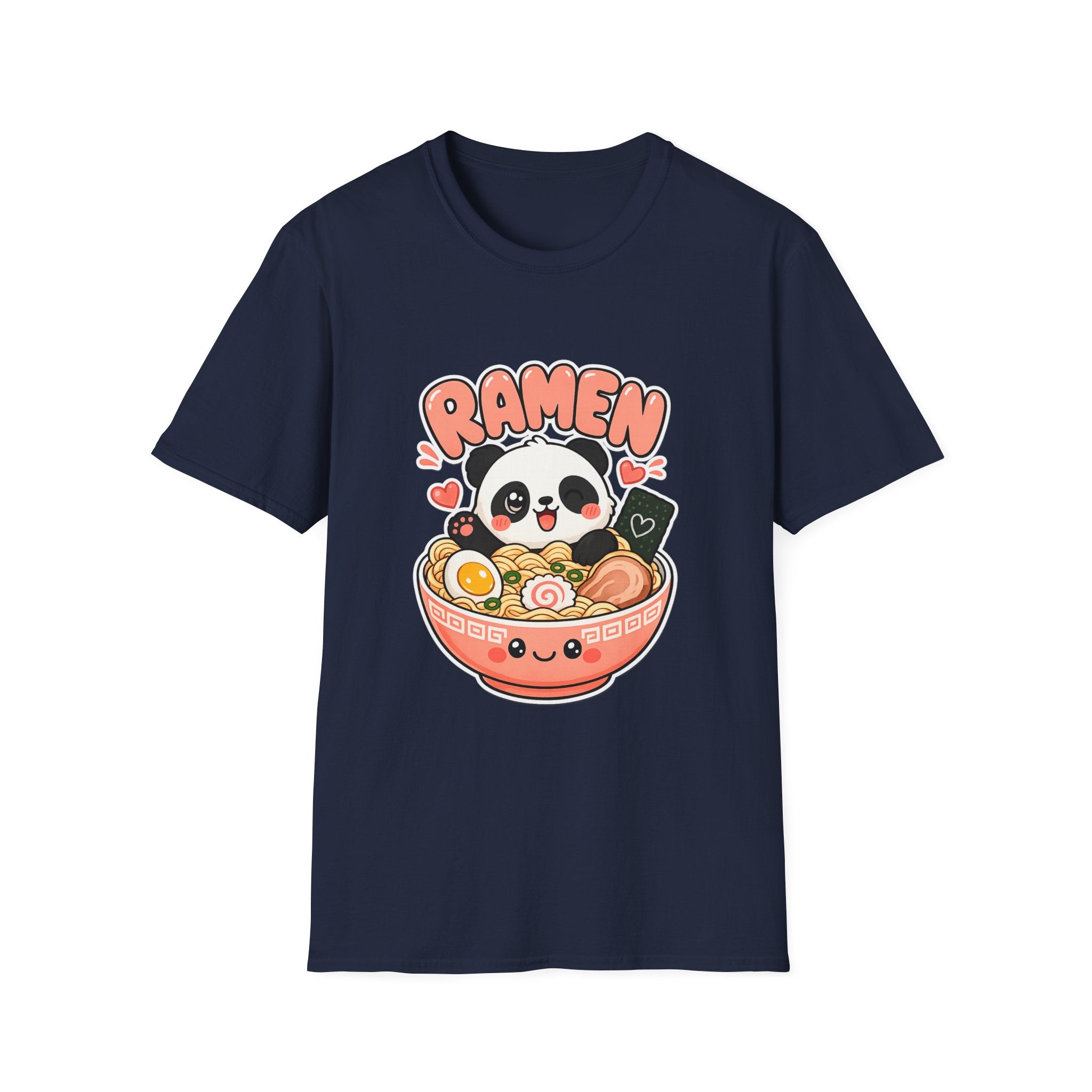 Cute Panda Ramen T-Shirt — Kawaii Ramen Bowl Graphic Tee