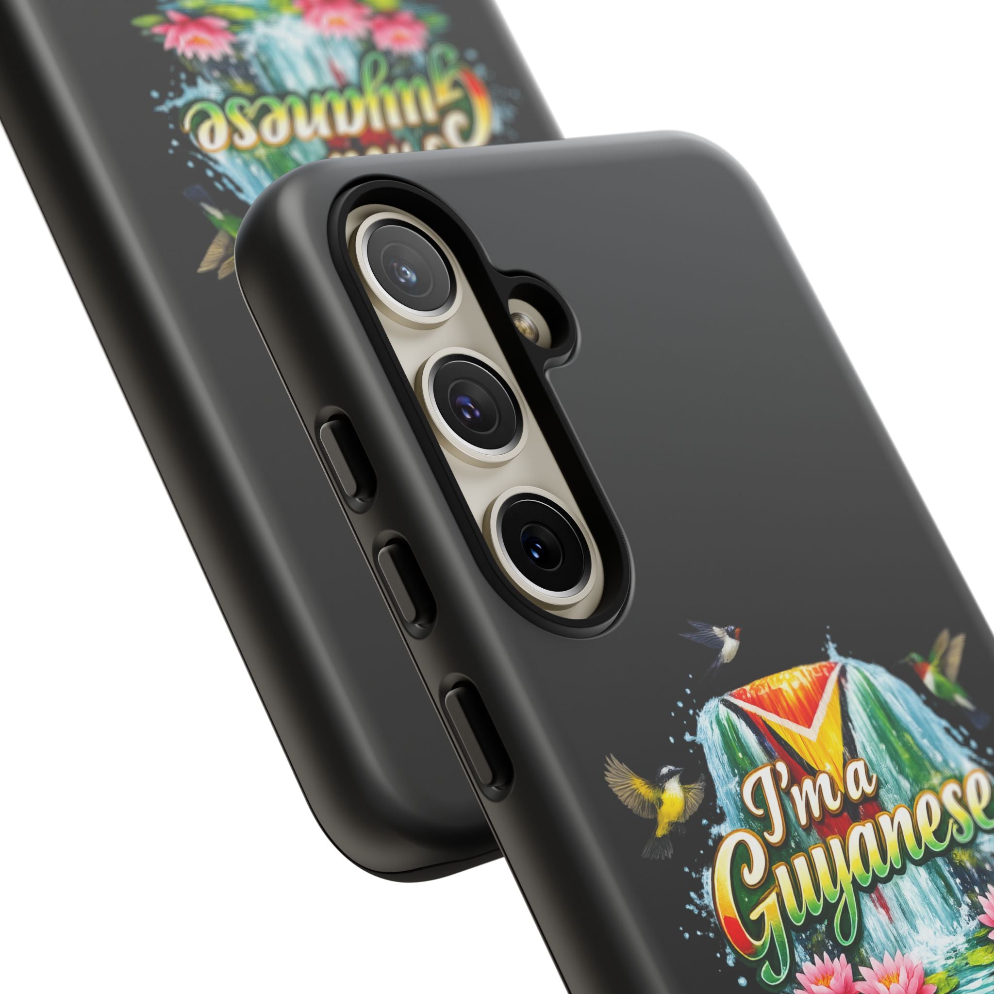 I'm a Guyanese Tough Phone Case — Tropical Waterfall Design, Guyana Pride Gift