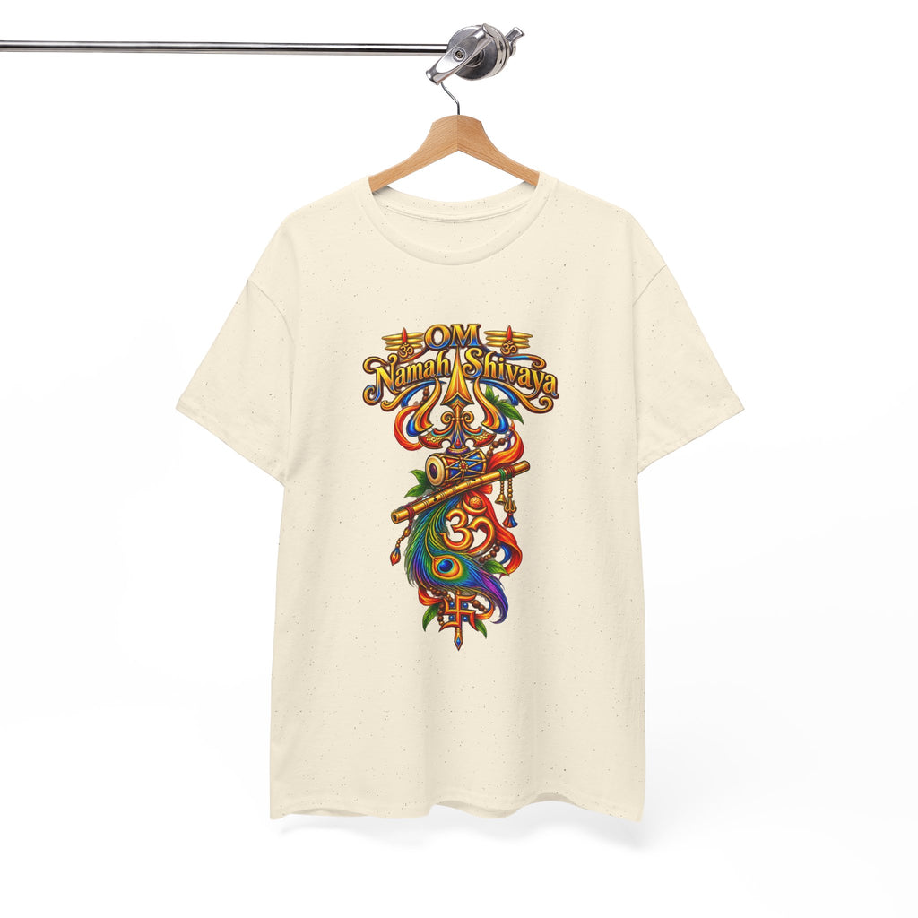 Shiva Trident Om Tee — Colorful Hindu Spiritual Yoga T-Shirt