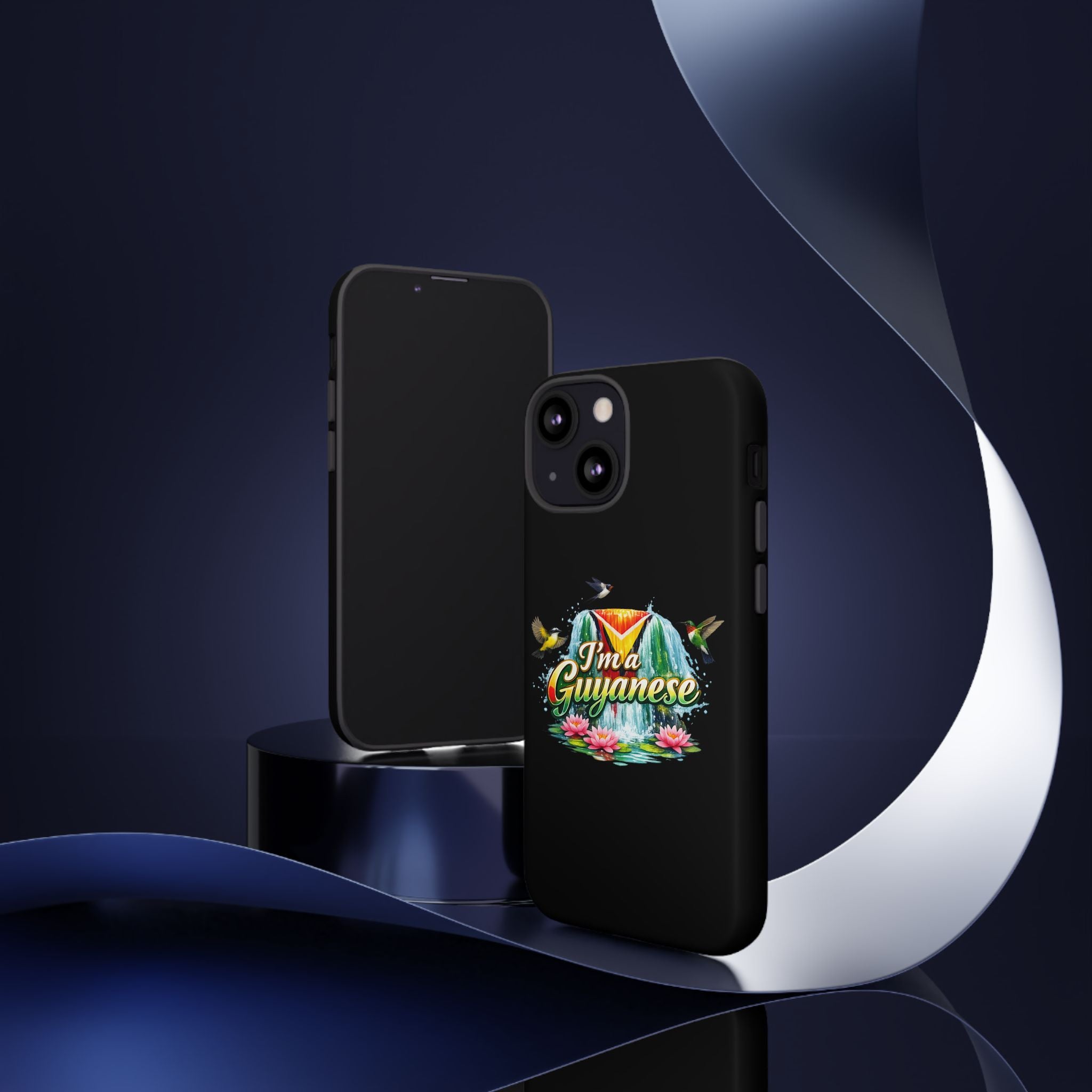 I'm a Guyanese Tough Phone Case — Tropical Waterfall Design, Guyana Pride Gift