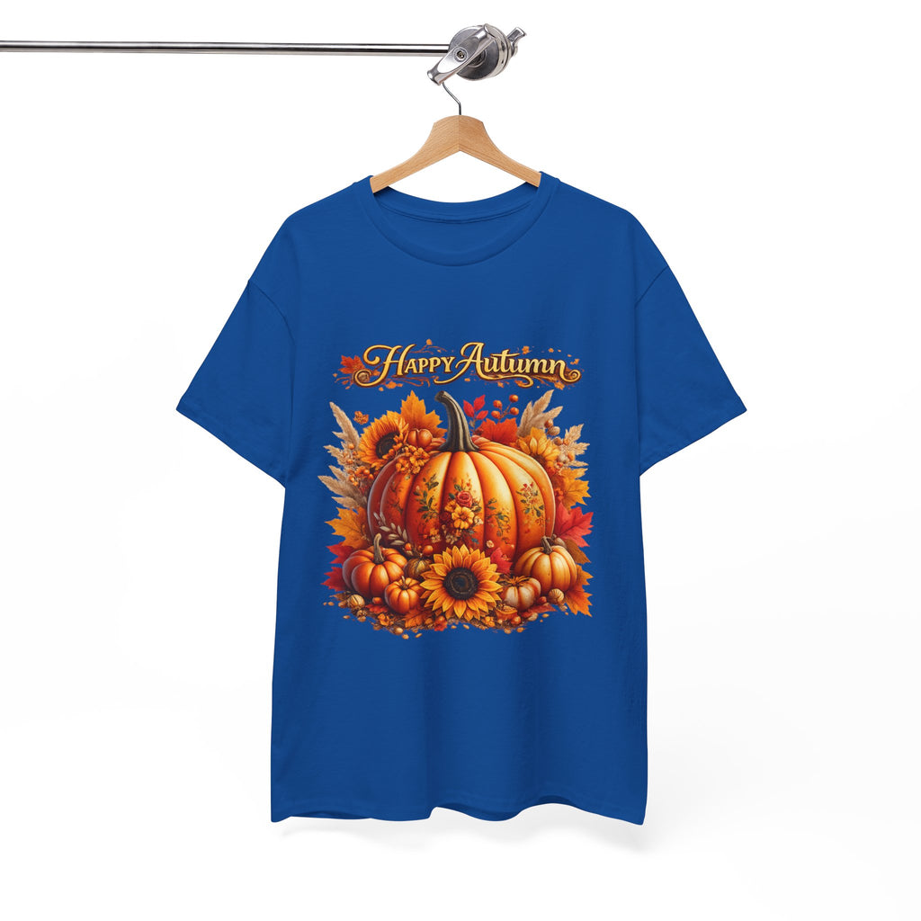 Autumn Pumpkin Tee – "Happy Autumn" Fall Harvest T-Shirt