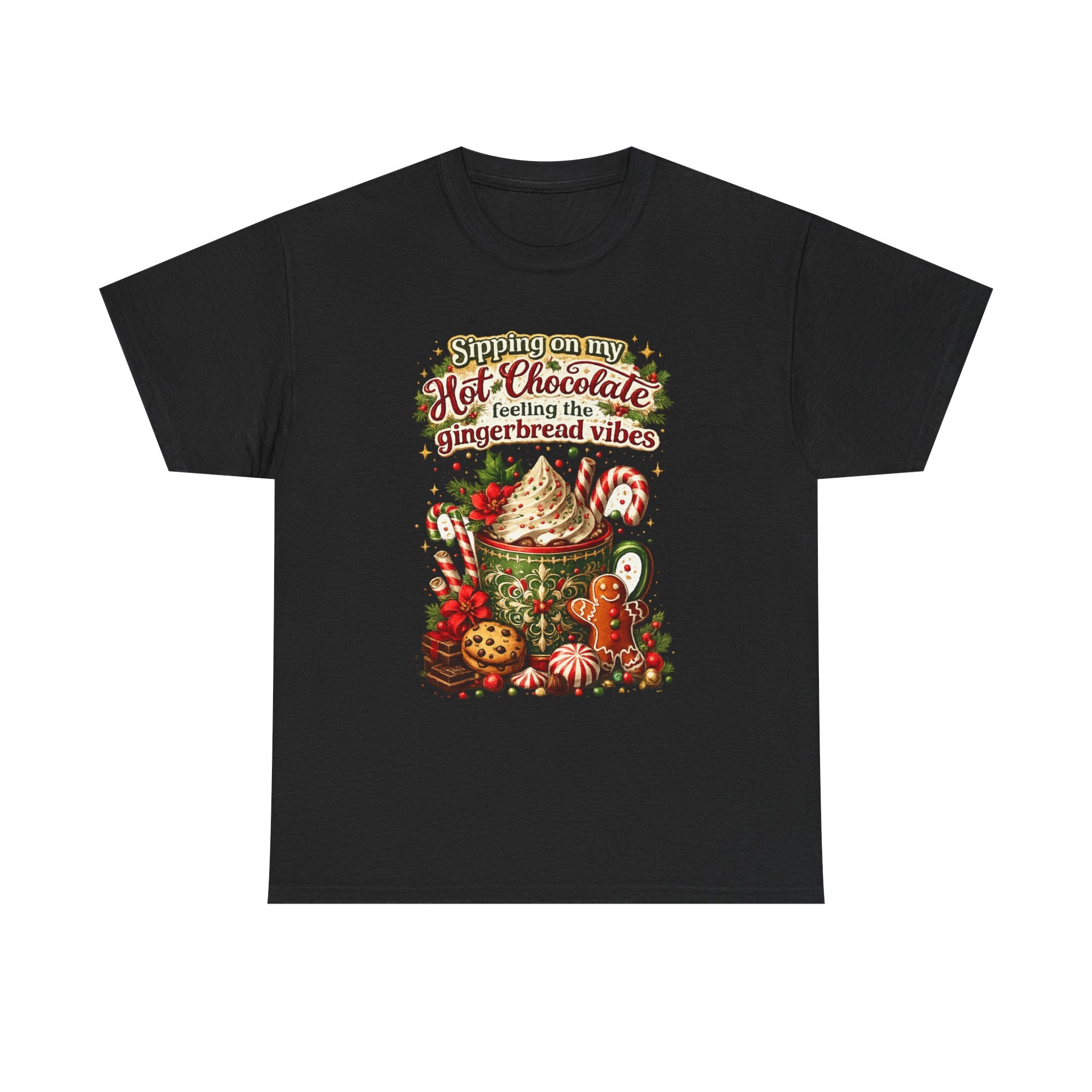 Hot Chocolate & Gingerbread Holiday T-Shirt