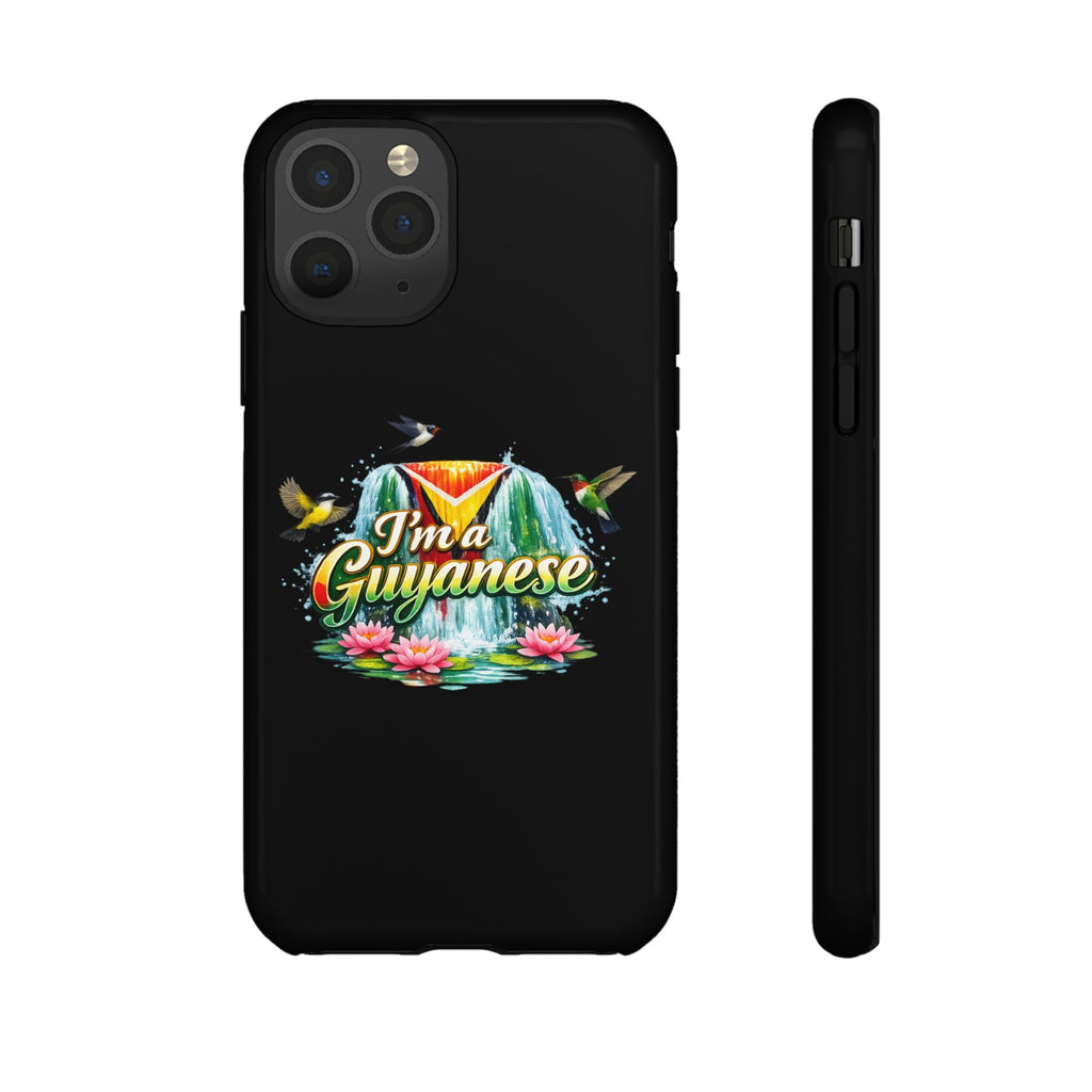 I'm a Guyanese Tough Phone Case — Tropical Waterfall Design, Guyana Pride Gift