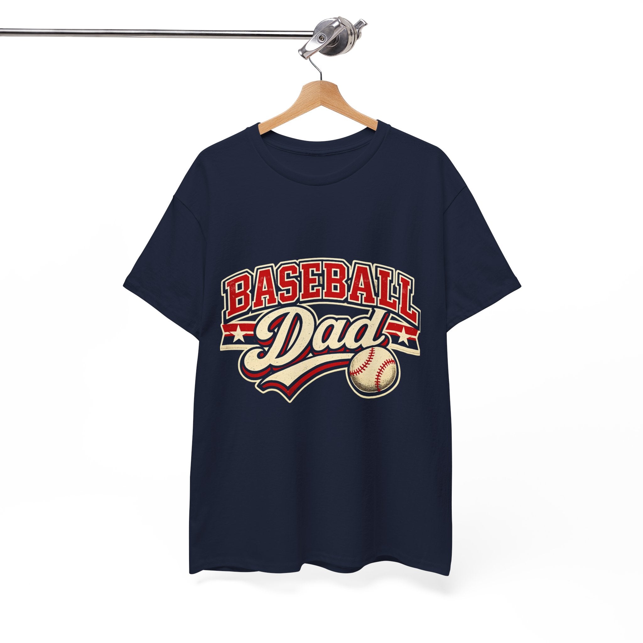 Baseball Dad T-Shirt — Vintage Baseball Dad Tee for Fathers, Father’s Day Gift