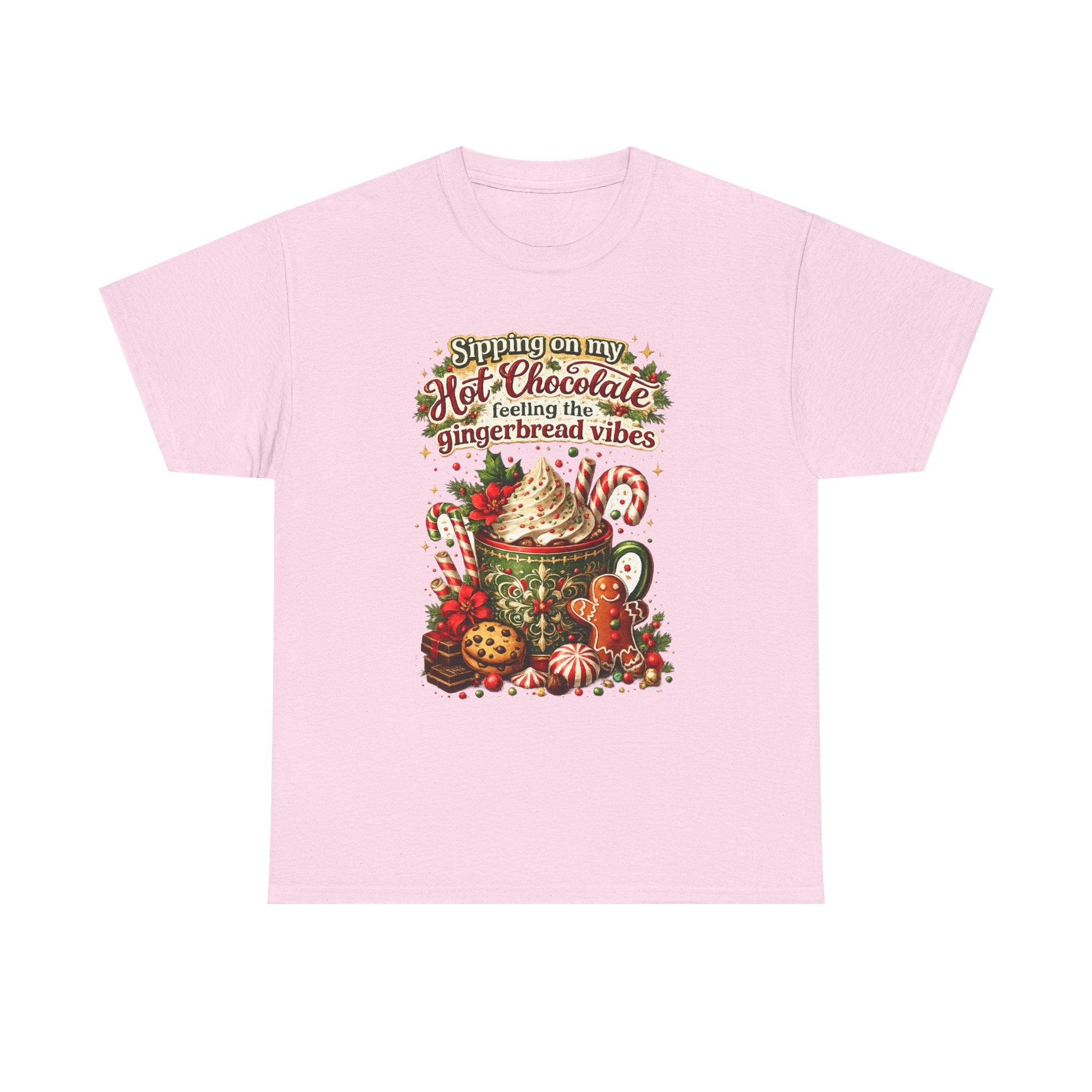 Hot Chocolate & Gingerbread Holiday T-Shirt