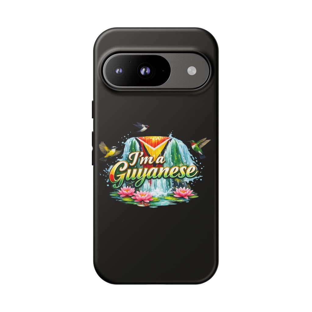 I'm a Guyanese Tough Phone Case — Tropical Waterfall Design, Guyana Pride Gift
