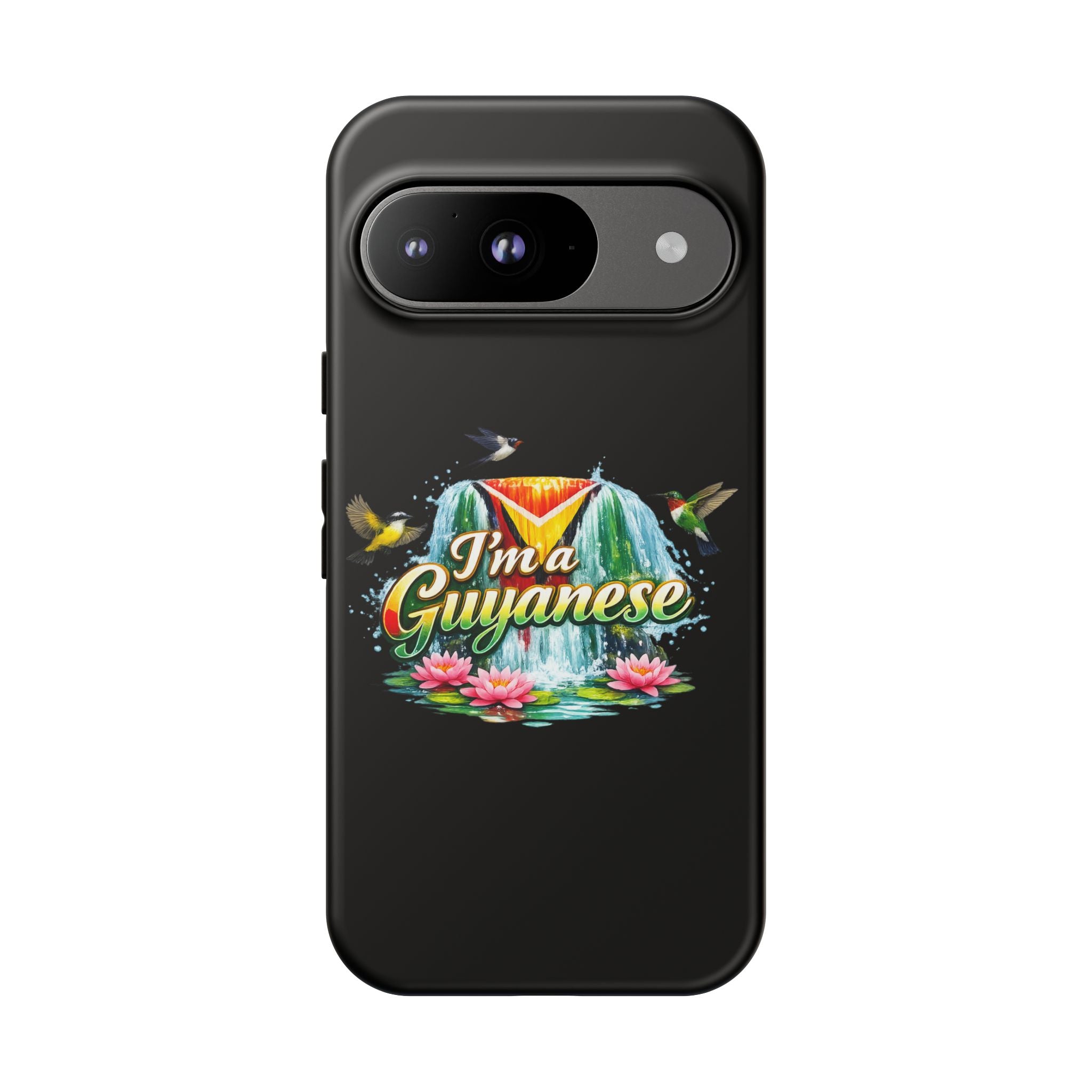 I'm a Guyanese Tough Phone Case — Tropical Waterfall Design, Guyana Pride Gift
