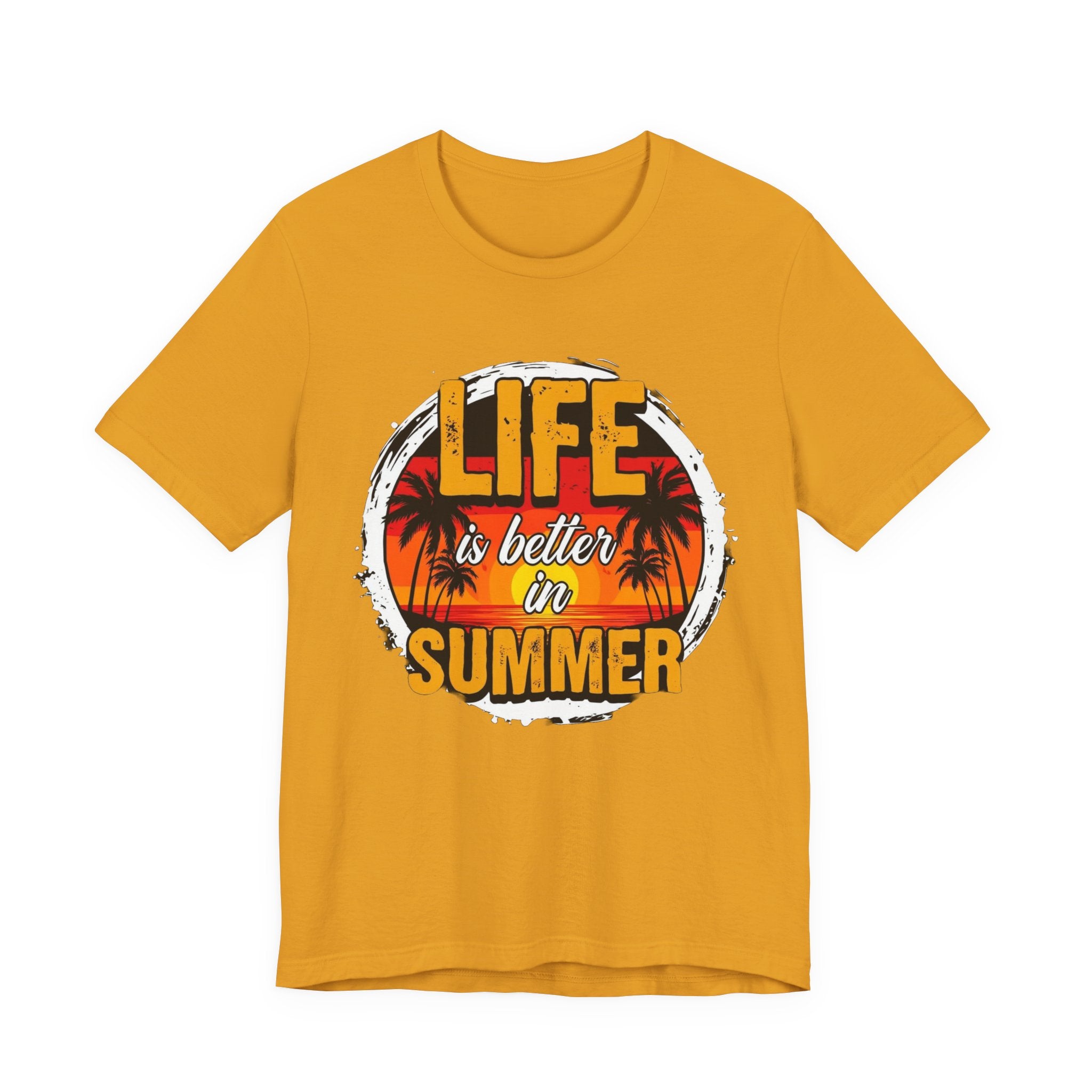 Summer Vibes Tee — "Life Is Better In Summer" Sunset Beach T‑Shirt