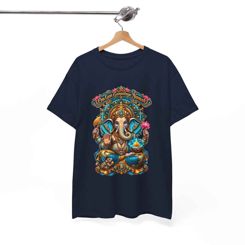 Ganesha Guardian Tee — Colorful Indian Elephant Deity T-Shirt