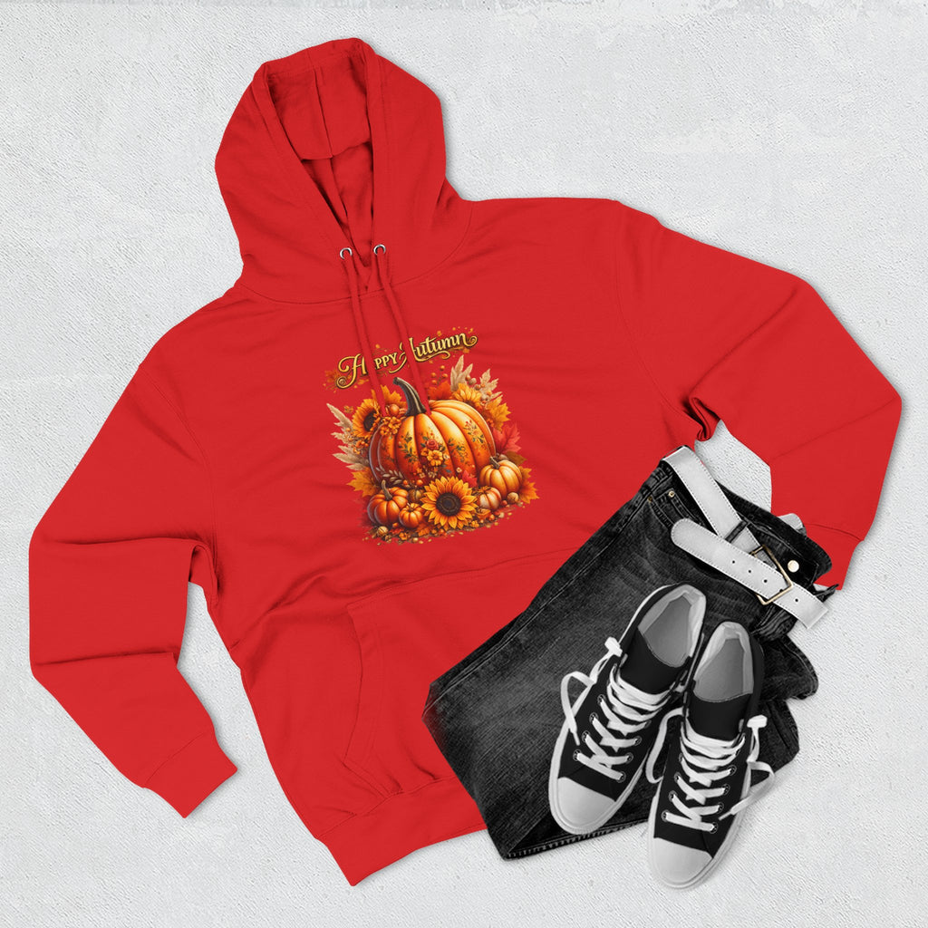 Autumn  - Fall Pumpkin Hoodie - Harvest Sunflower Fall Sweatshirt