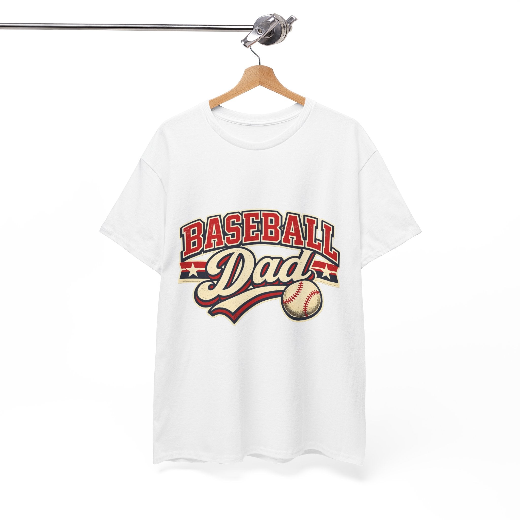 Baseball Dad T-Shirt — Vintage Baseball Dad Tee for Fathers, Father’s Day Gift