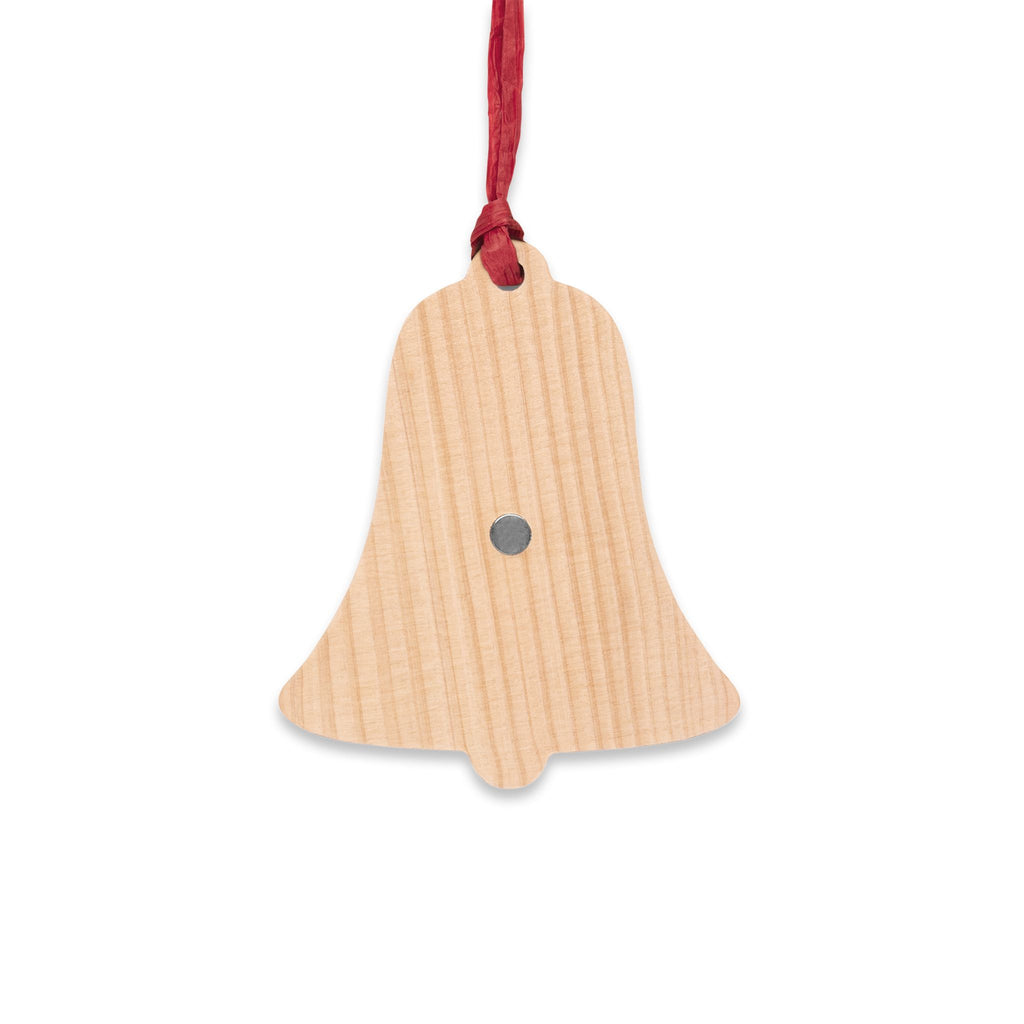 Bell Wooden Ornament – "Merry Grinchmas" Holiday Christmas Tree Decoration