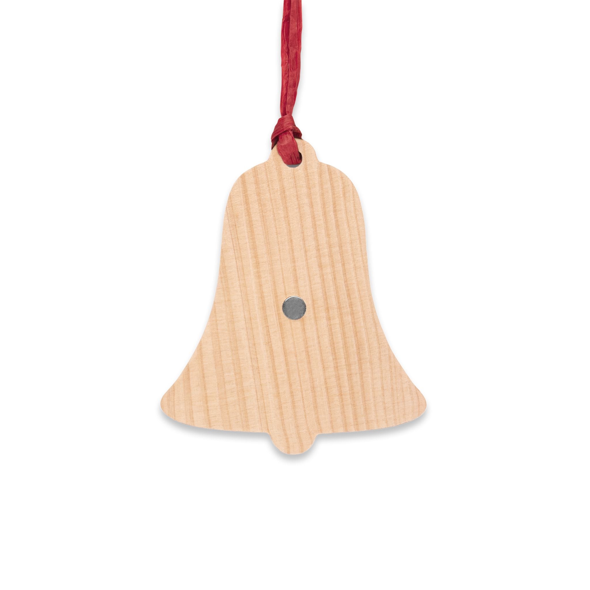 Bell Wooden Ornament – "Merry Grinchmas" Holiday Christmas Tree Decoration