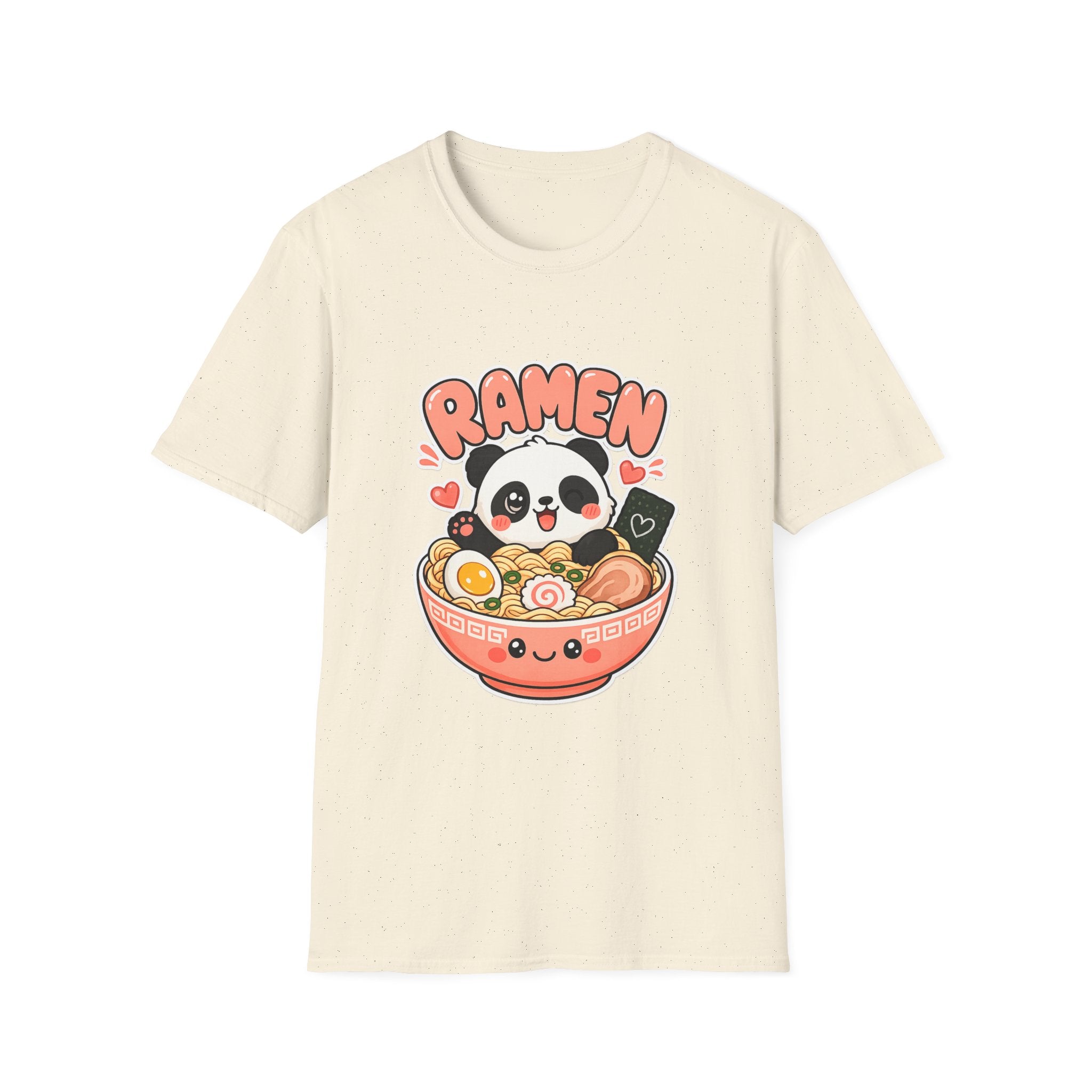 Cute Panda Ramen T-Shirt — Kawaii Ramen Bowl Graphic Tee
