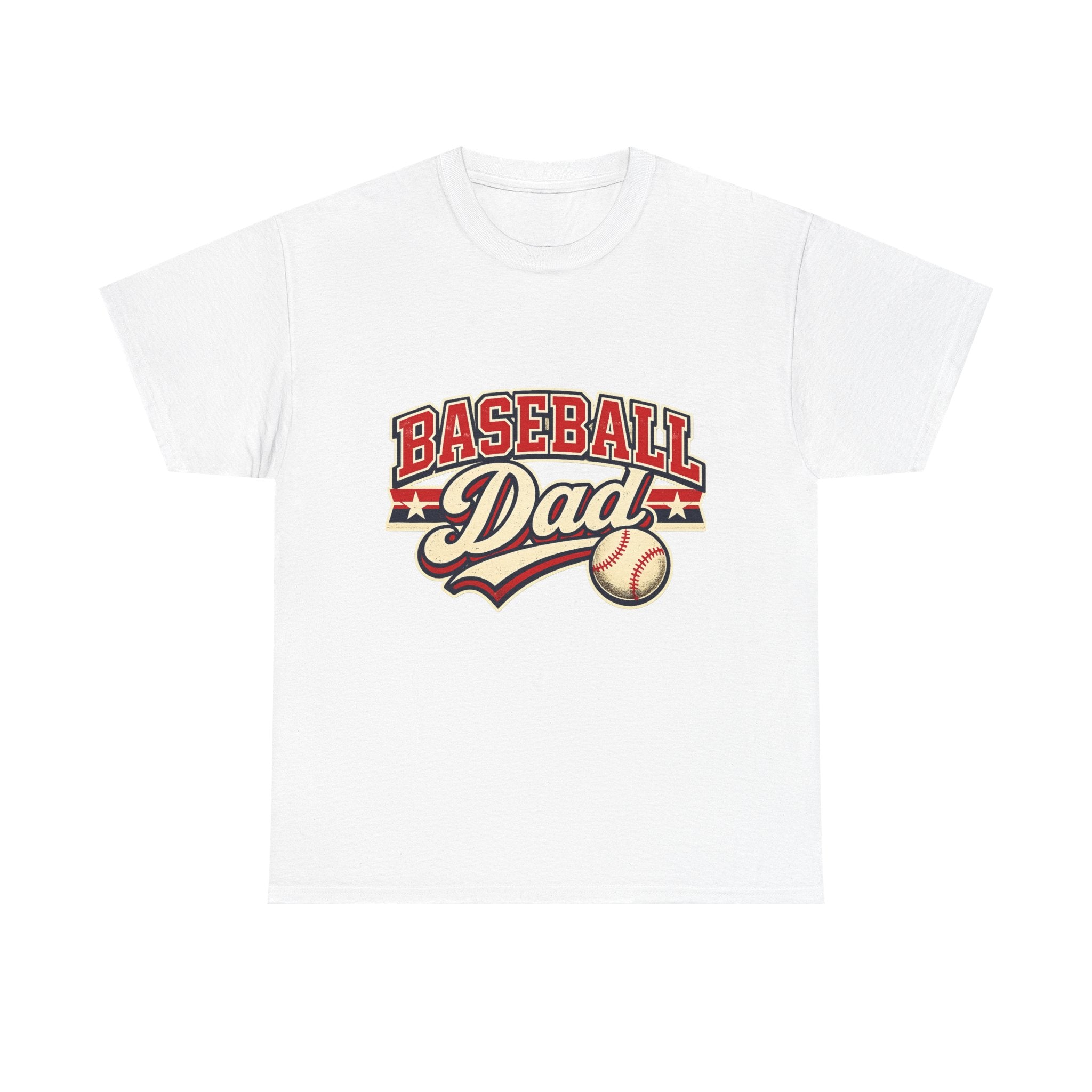 Baseball Dad T-Shirt — Vintage Baseball Dad Tee for Fathers, Father’s Day Gift