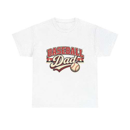 Baseball Dad T-Shirt — Vintage Baseball Dad Tee for Fathers, Father’s Day Gift