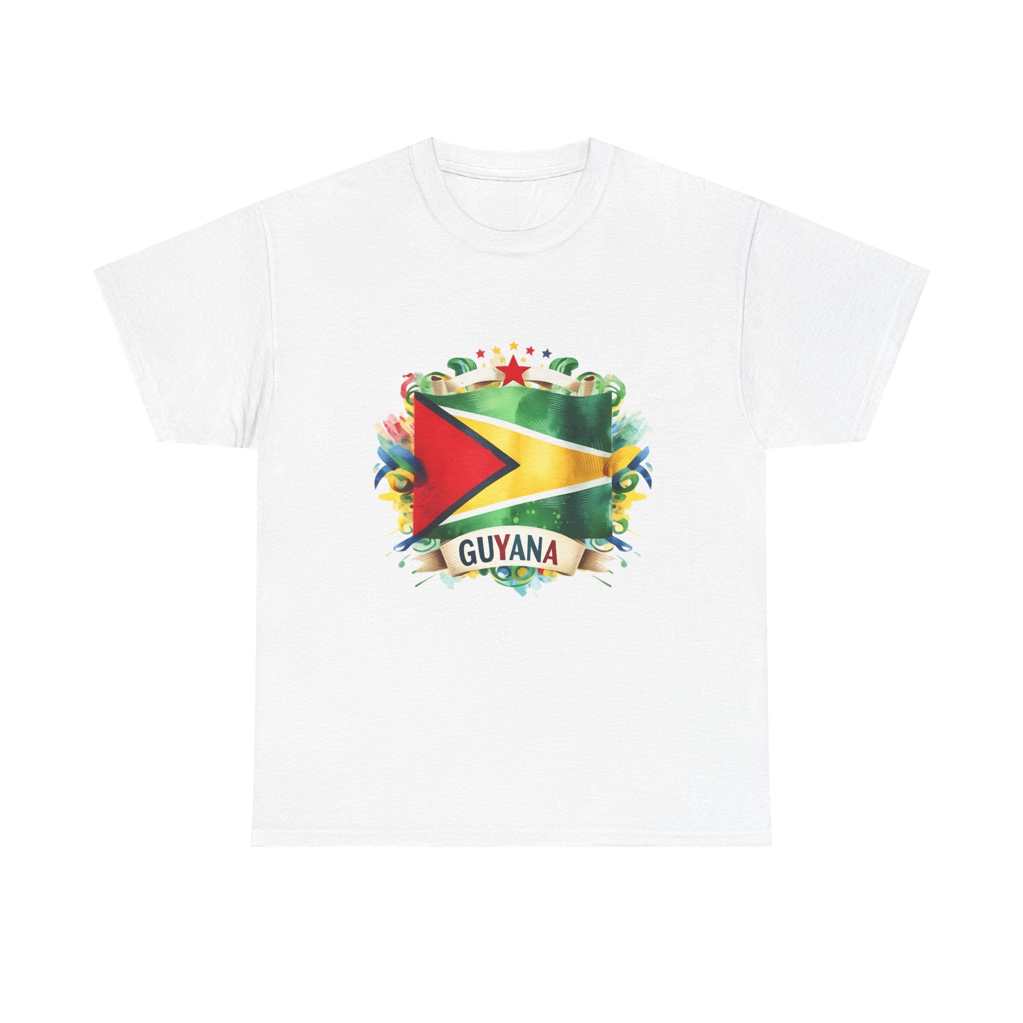 Guyana Day t-shirts  - GuyanaFlag T-Shirt - Vibrant Guyanese Pride Tee