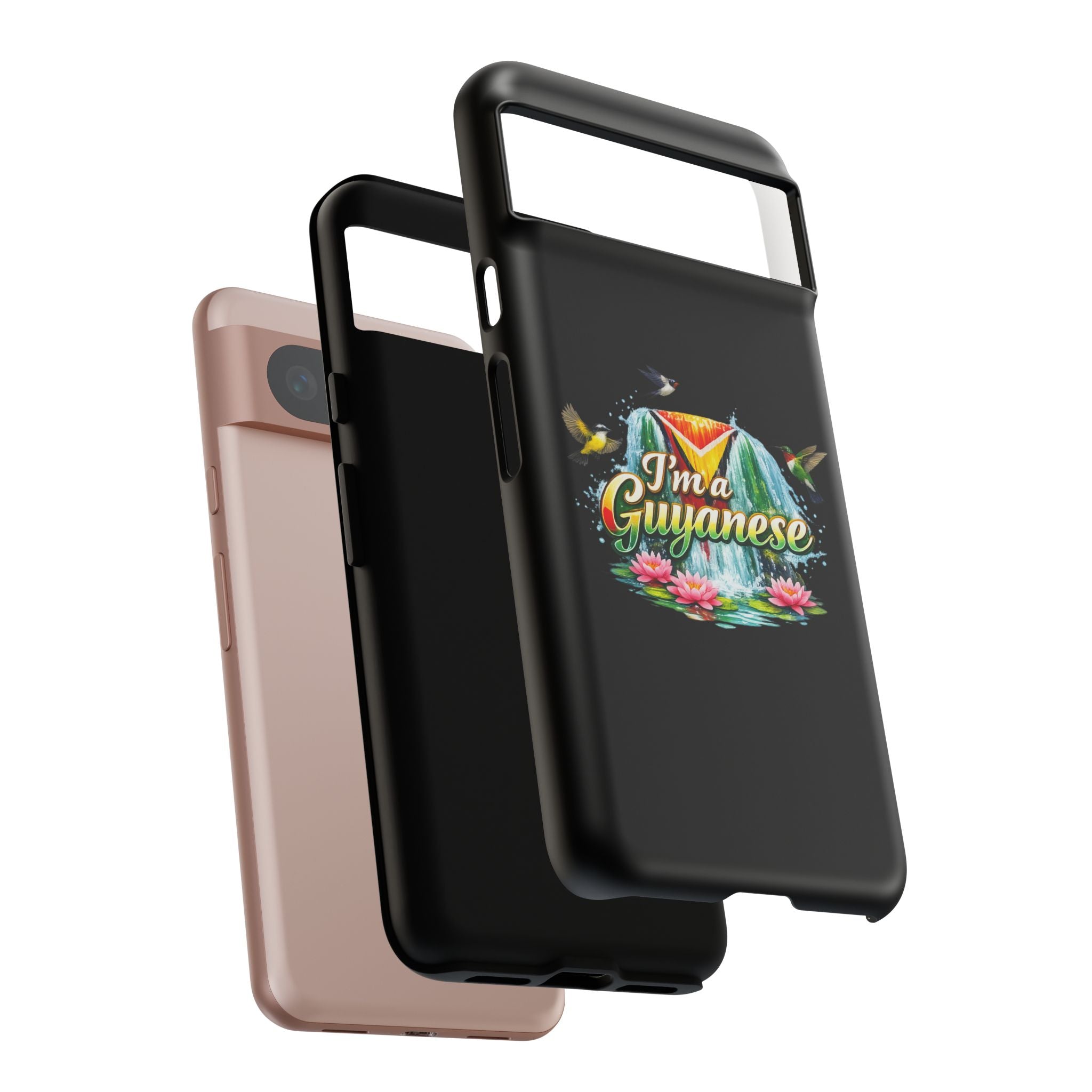 I'm a Guyanese Tough Phone Case — Tropical Waterfall Design, Guyana Pride Gift