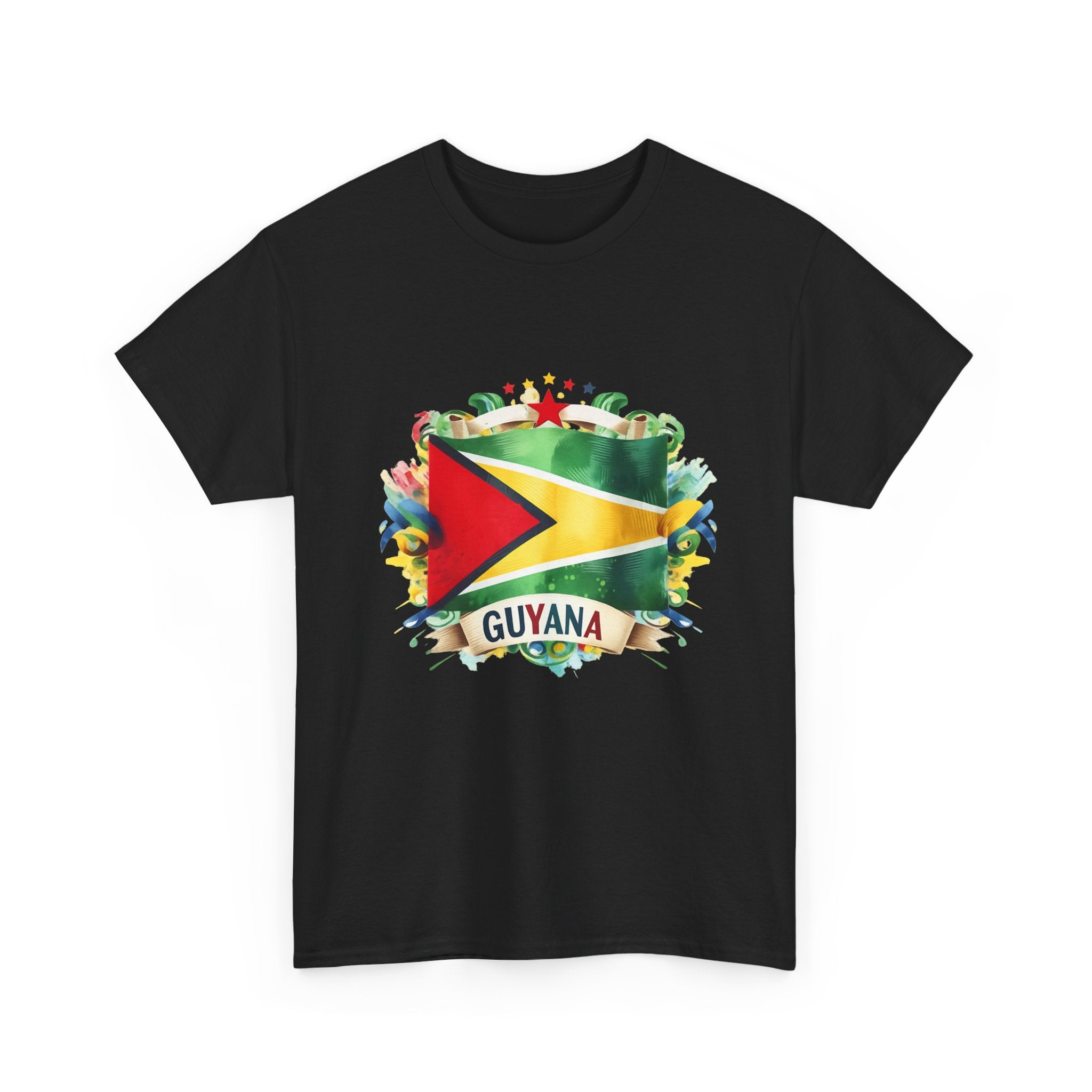 Guyana Day t-shirts  - GuyanaFlag T-Shirt - Vibrant Guyanese Pride Tee