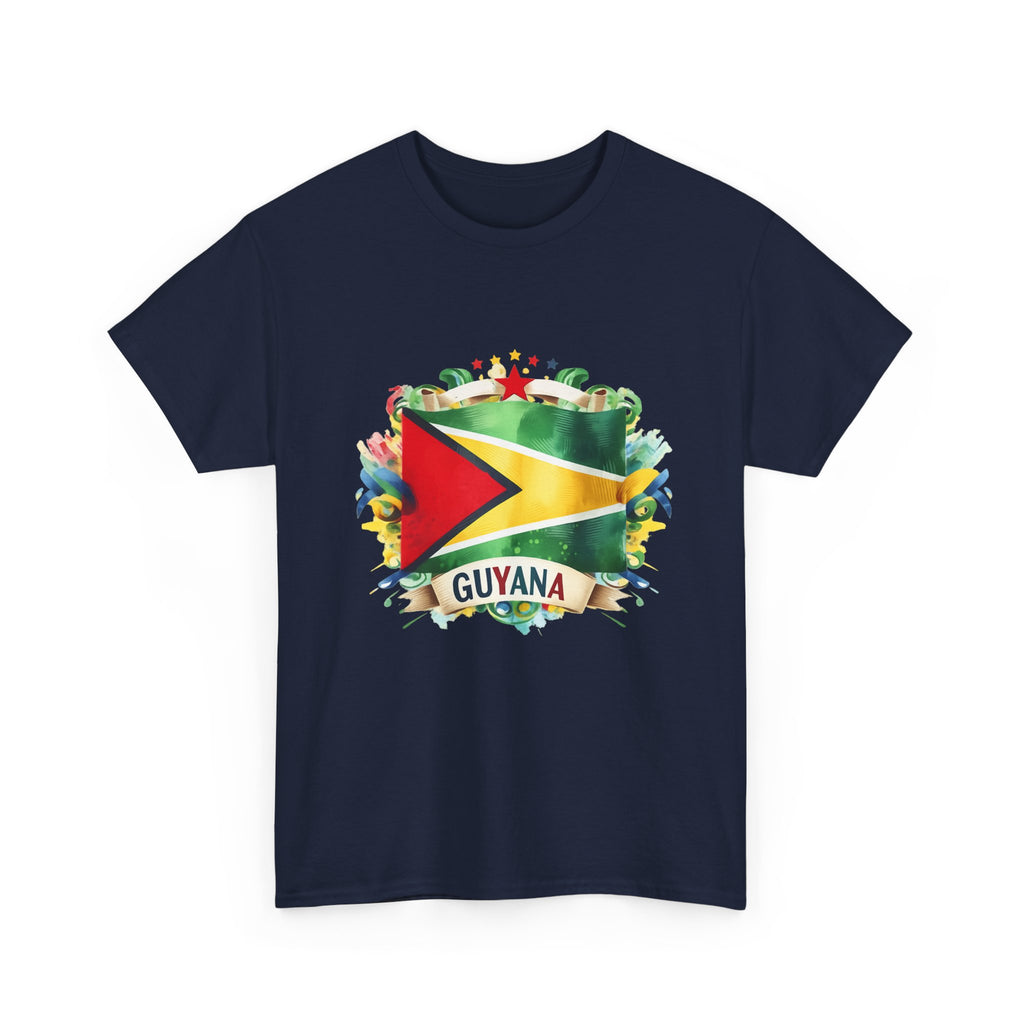 Guyana Day t-shirts  - GuyanaFlag T-Shirt - Vibrant Guyanese Pride Tee