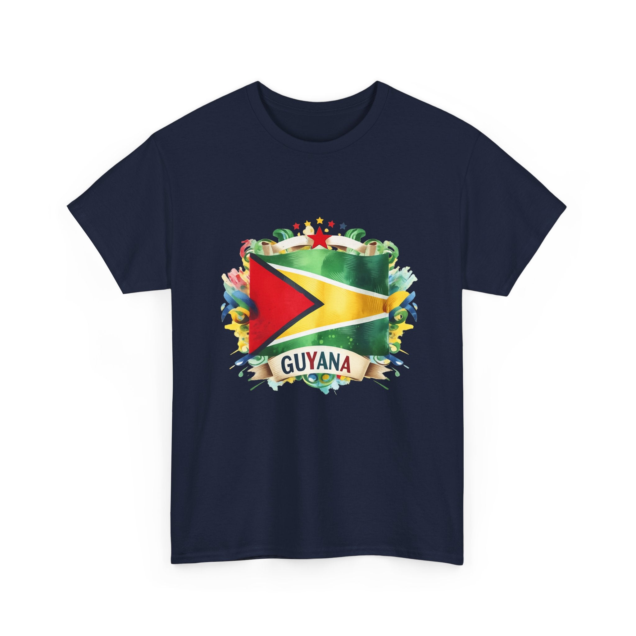 Guyana Day t-shirts  - GuyanaFlag T-Shirt - Vibrant Guyanese Pride Tee