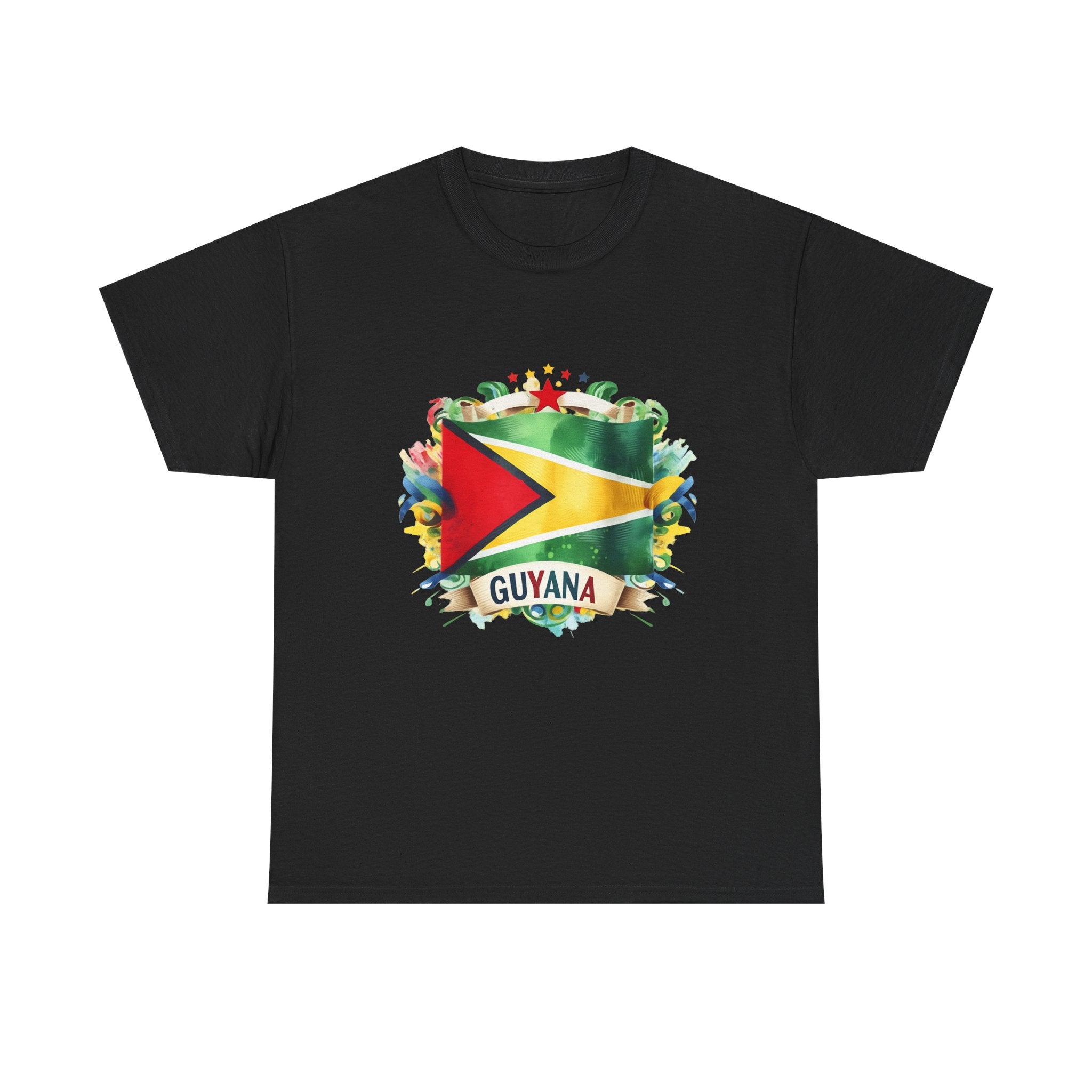 Guyana Day t-shirts  - GuyanaFlag T-Shirt - Vibrant Guyanese Pride Tee