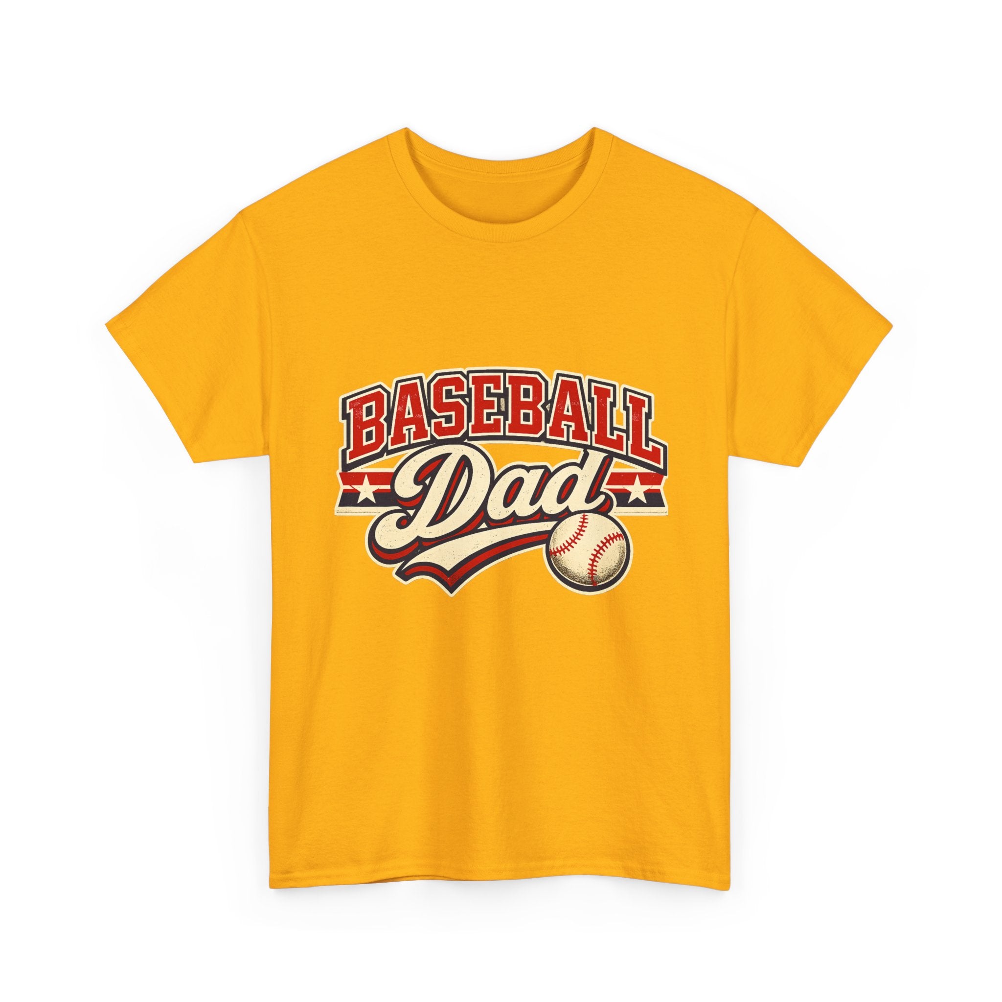 Baseball Dad T-Shirt — Vintage Baseball Dad Tee for Fathers, Father’s Day Gift