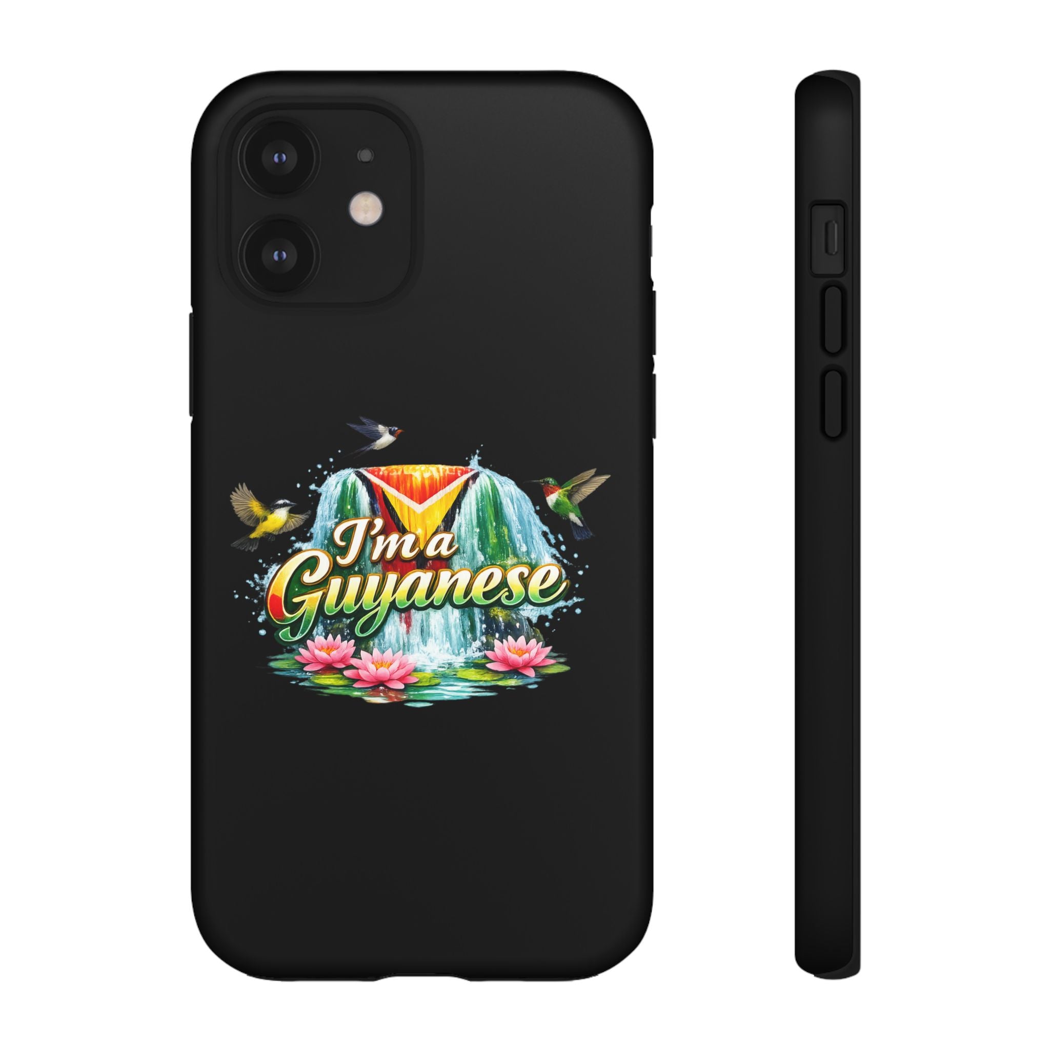 I'm a Guyanese Tough Phone Case — Tropical Waterfall Design, Guyana Pride Gift