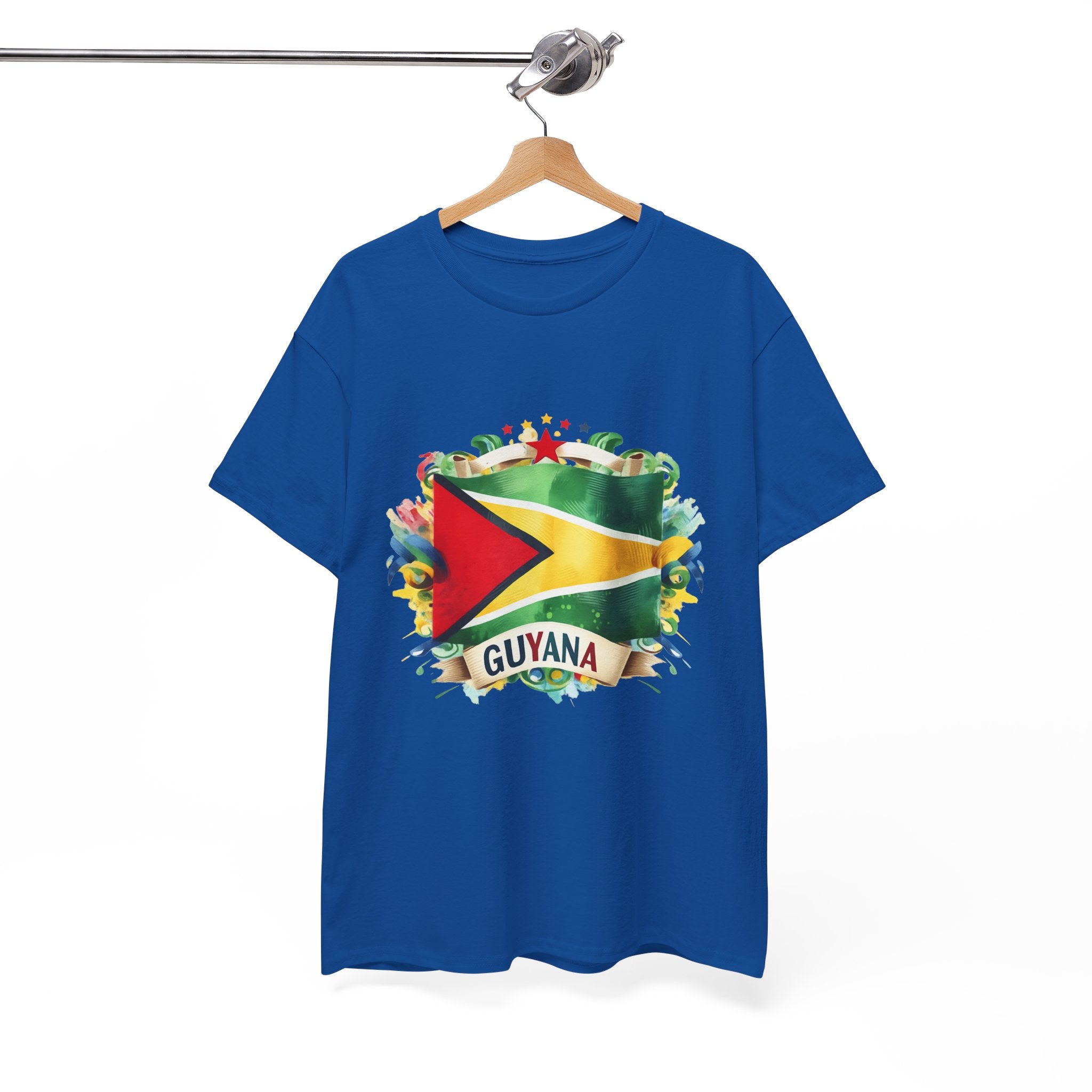 Guyana Day t-shirts  - GuyanaFlag T-Shirt - Vibrant Guyanese Pride Tee