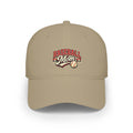 Baseball Mom hat – Low Profile Red Baseball Hat with 'Baseball Mom' Retro Logo