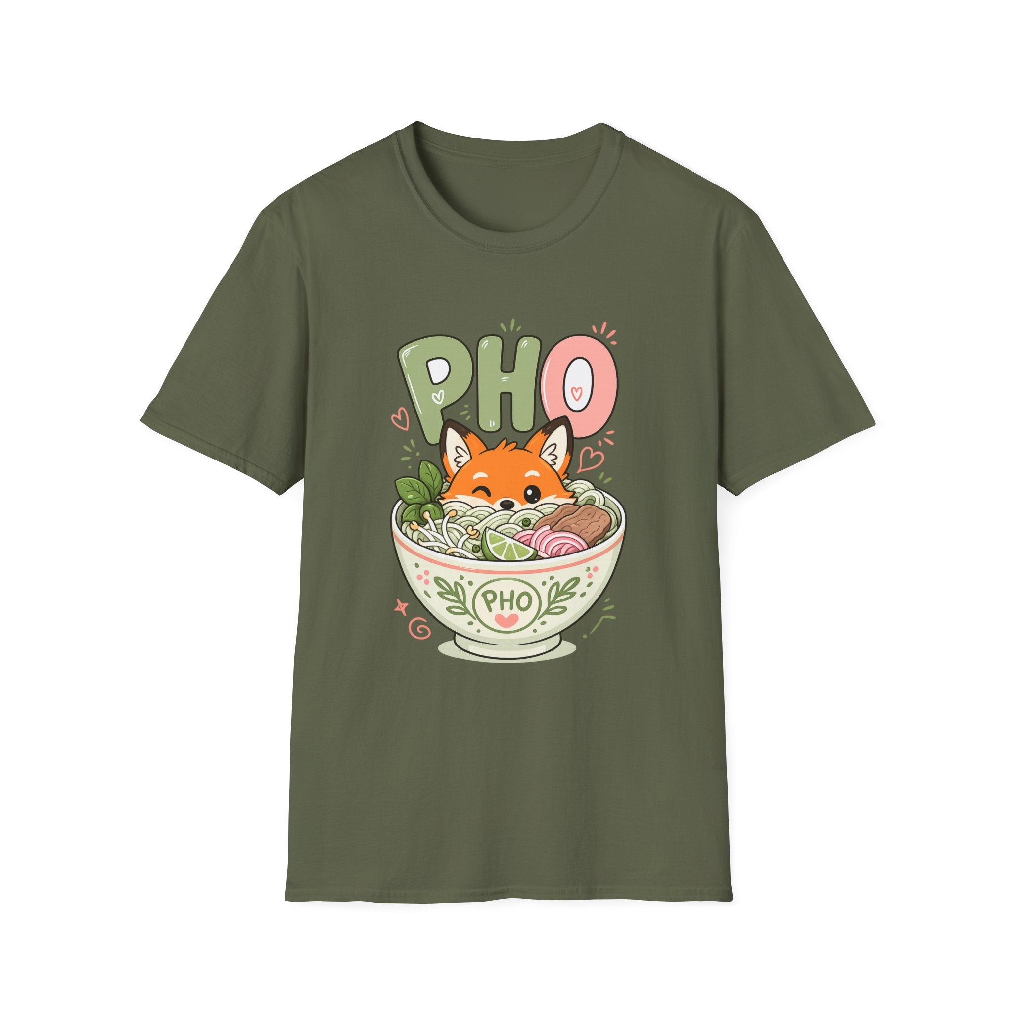 Pho T-Shirt — Cute Ramen Bowl Graphic Tee for Foodies