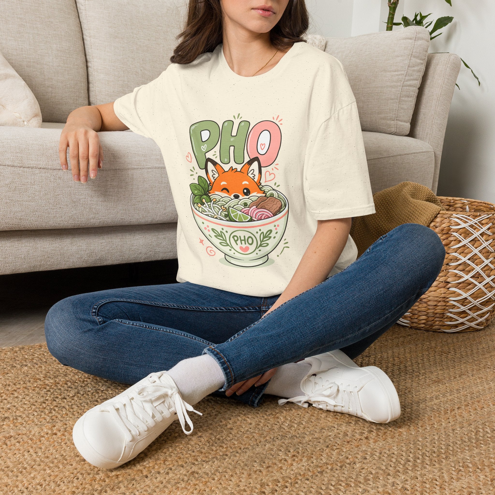 Pho T-Shirt — Cute Ramen Bowl Graphic Tee for Foodies