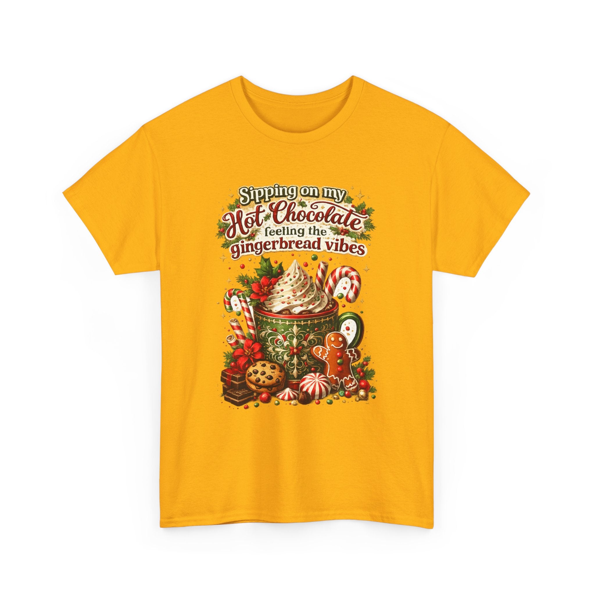 Hot Chocolate & Gingerbread Holiday T-Shirt