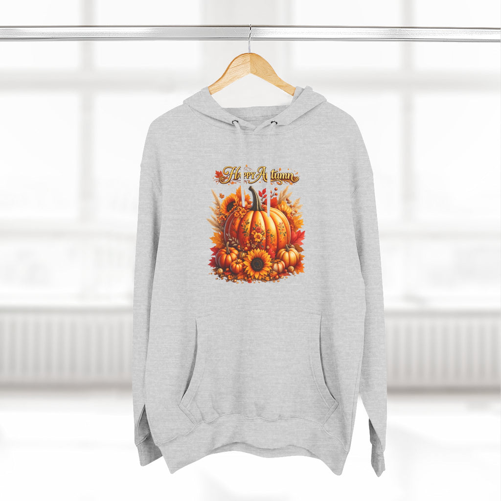 Autumn  - Fall Pumpkin Hoodie - Harvest Sunflower Fall Sweatshirt